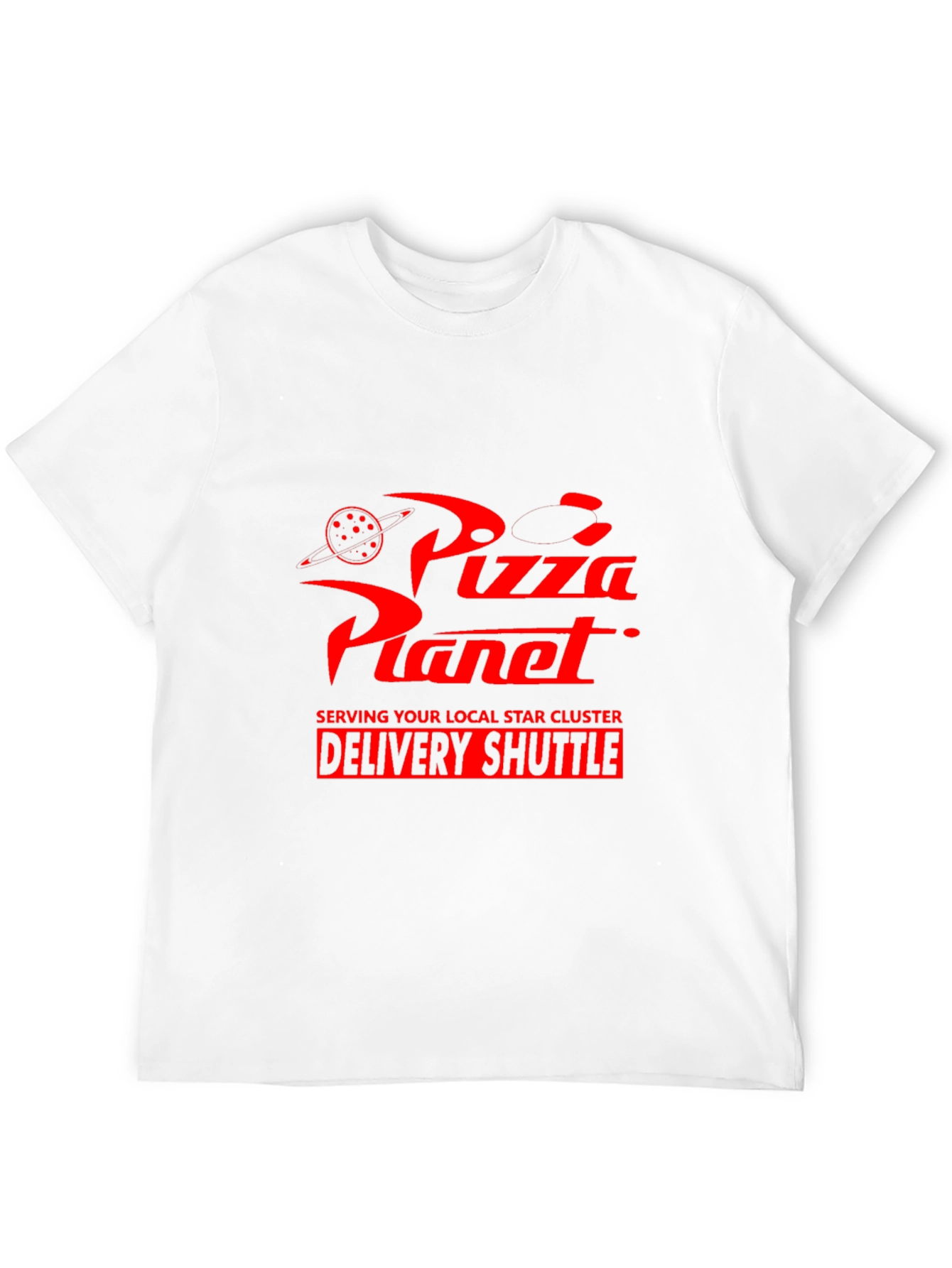 Pizza Planet Delivery Shuttle Black T-Shirt