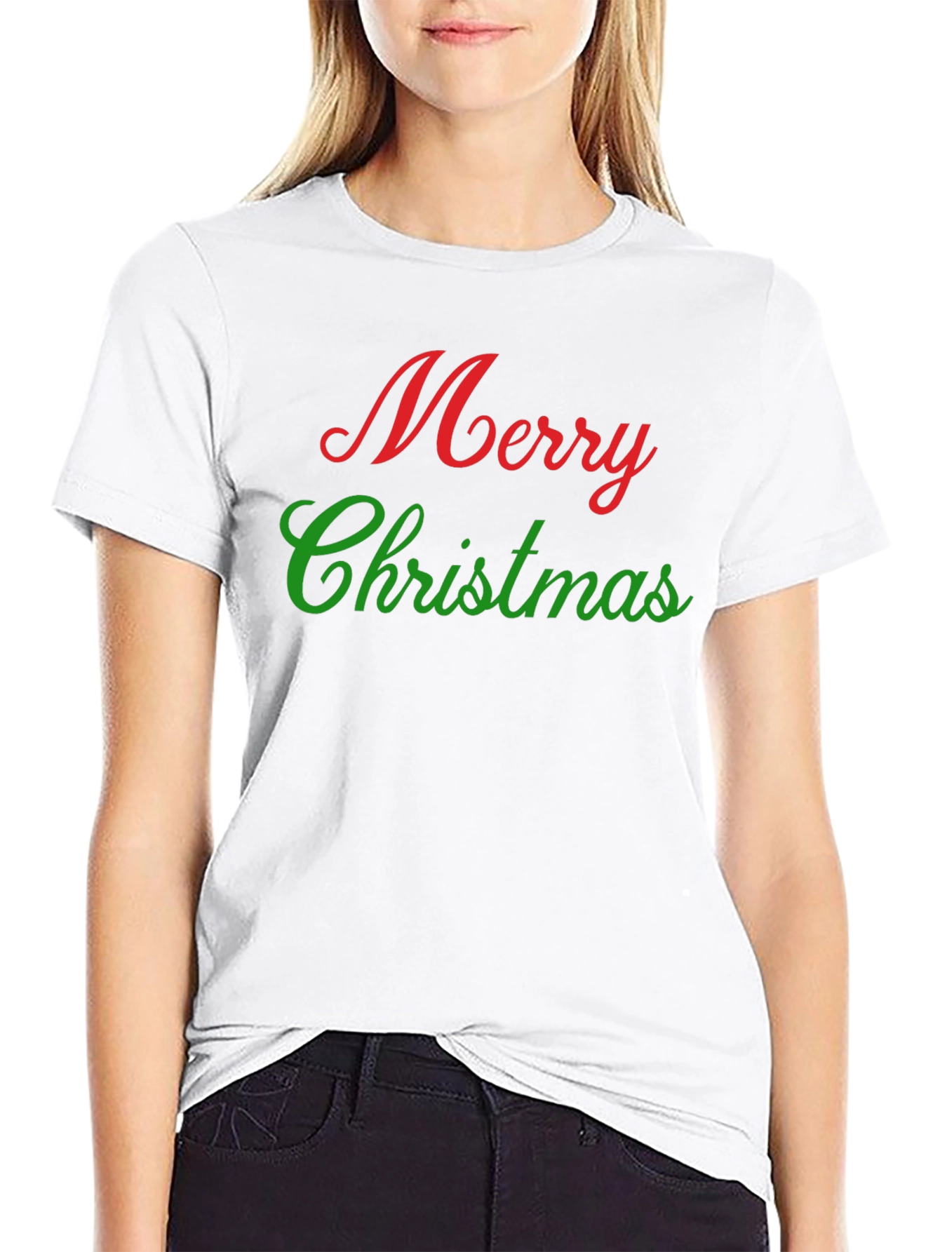 Festive Merry Christmas Graphic T-Shirt