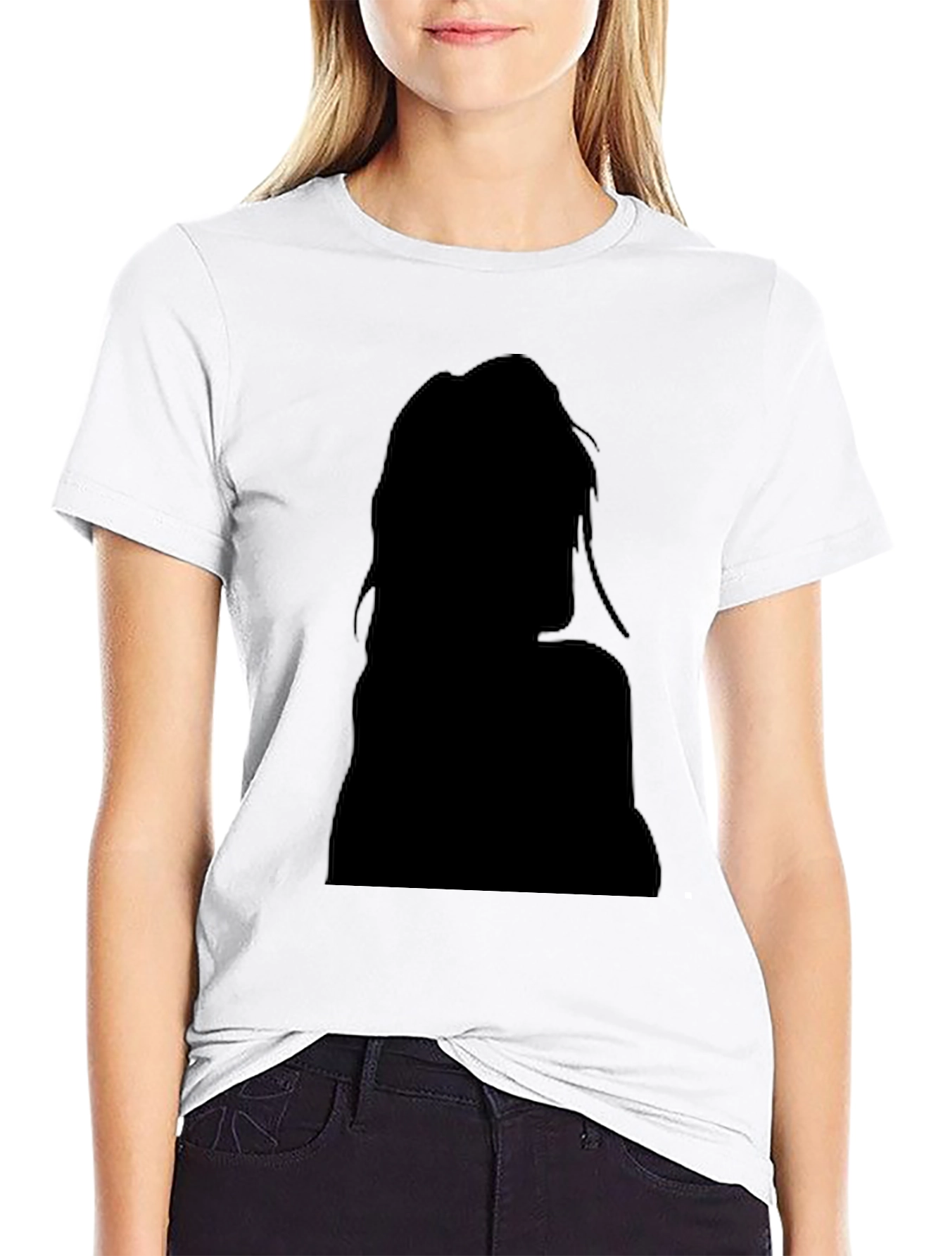Silhouette Graphic Black T-Shirt