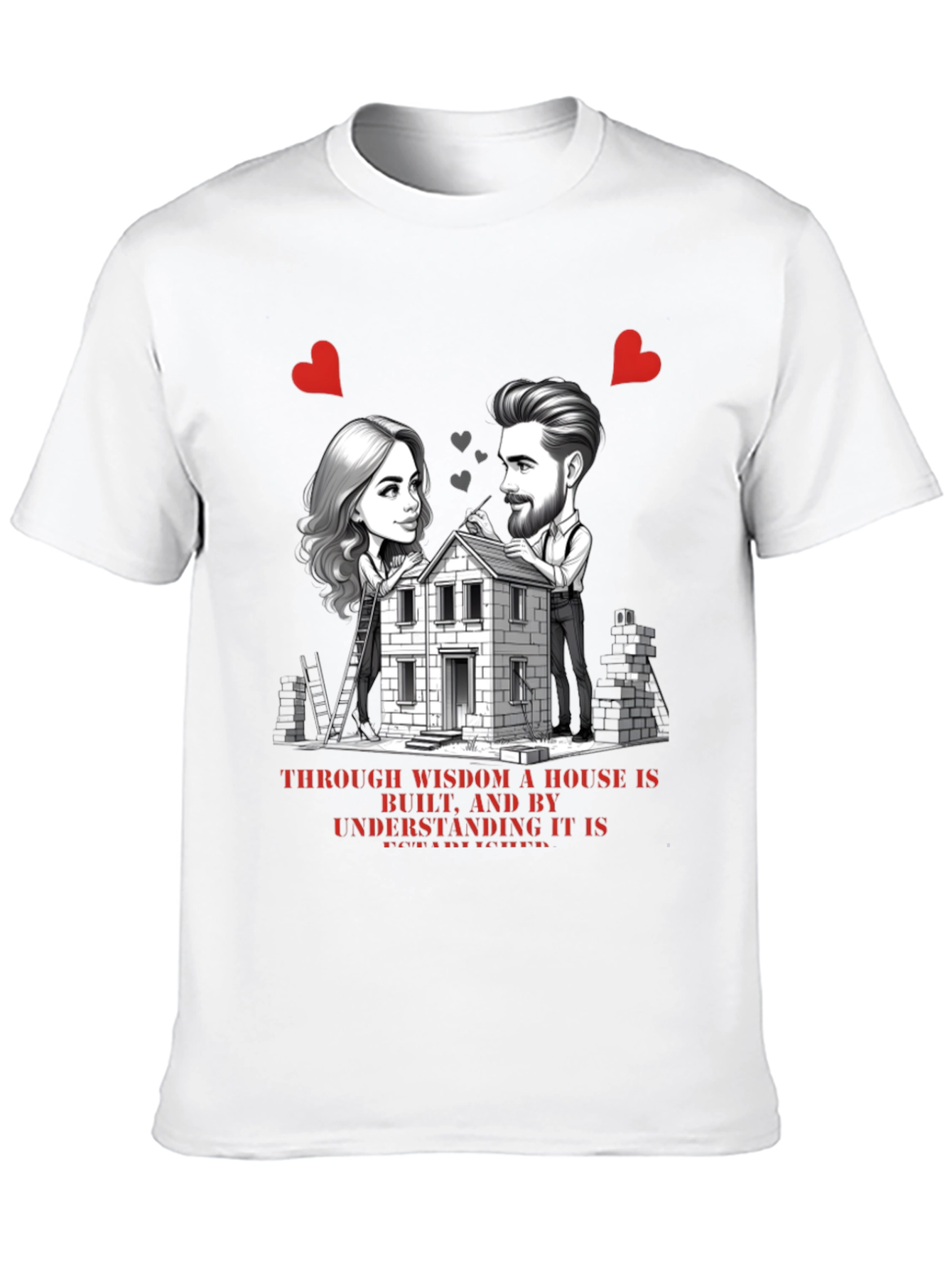 Wisdom House Black Graphic T-Shirt