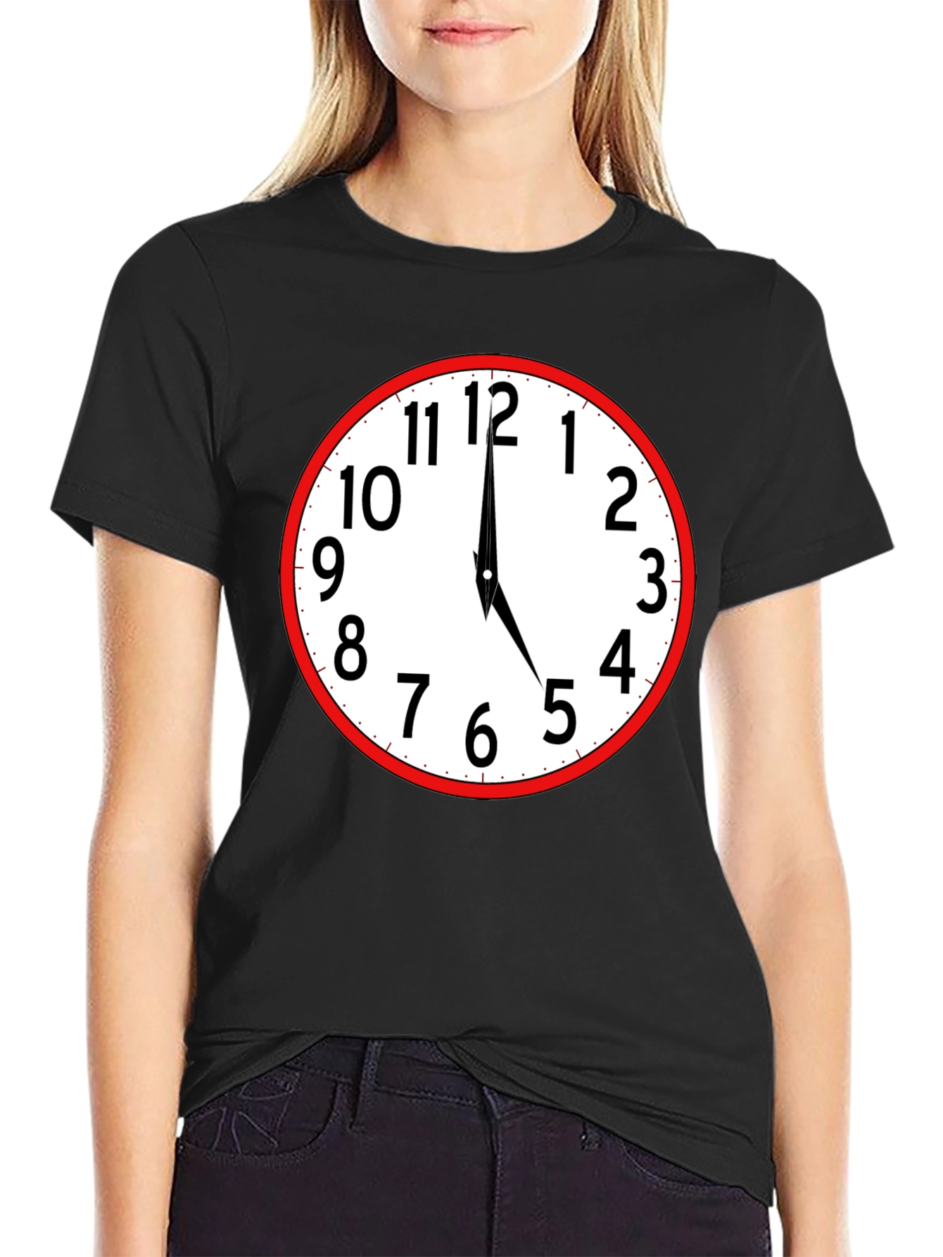 Novelty Clock T-Shirt - Time is Now!