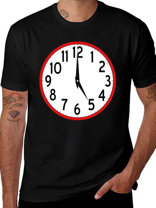 Novelty Clock T-Shirt - Time is Now!