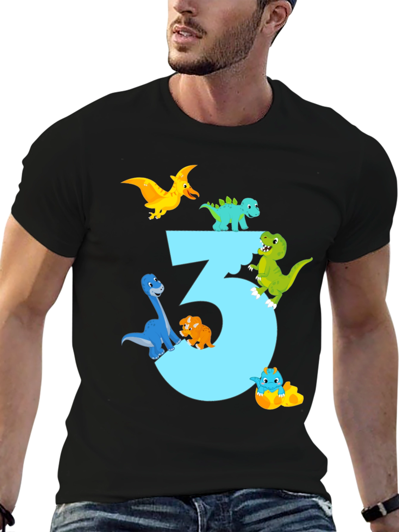 Dinosaur 3rd Birthday Shirt