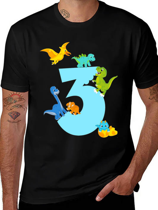 Dinosaur 3rd Birthday Shirt