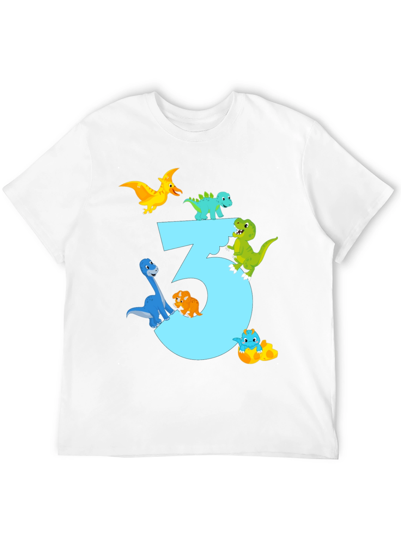 Dinosaur 3rd Birthday Shirt