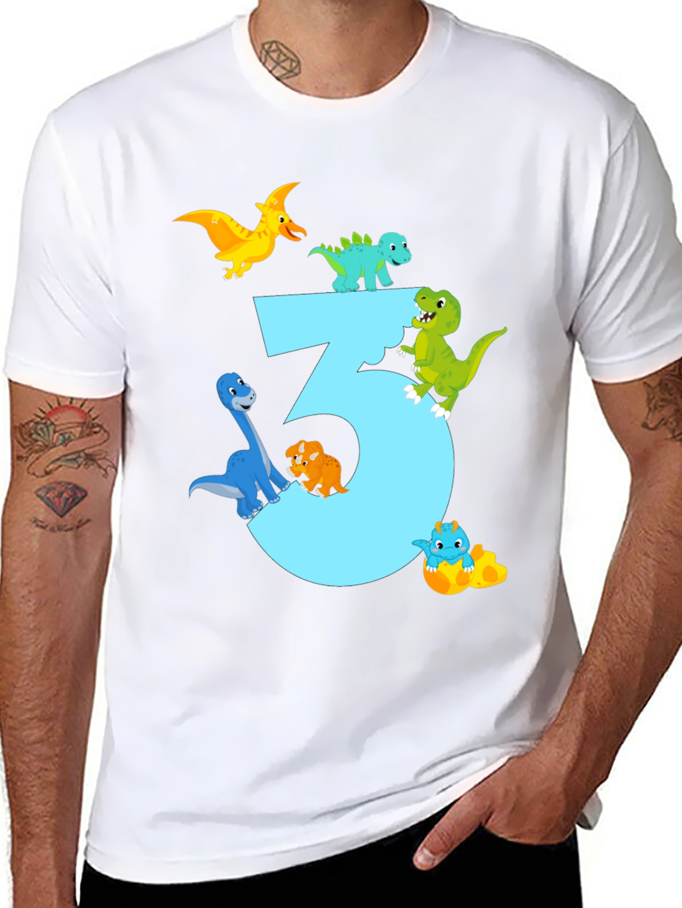 Dinosaur 3rd Birthday Shirt