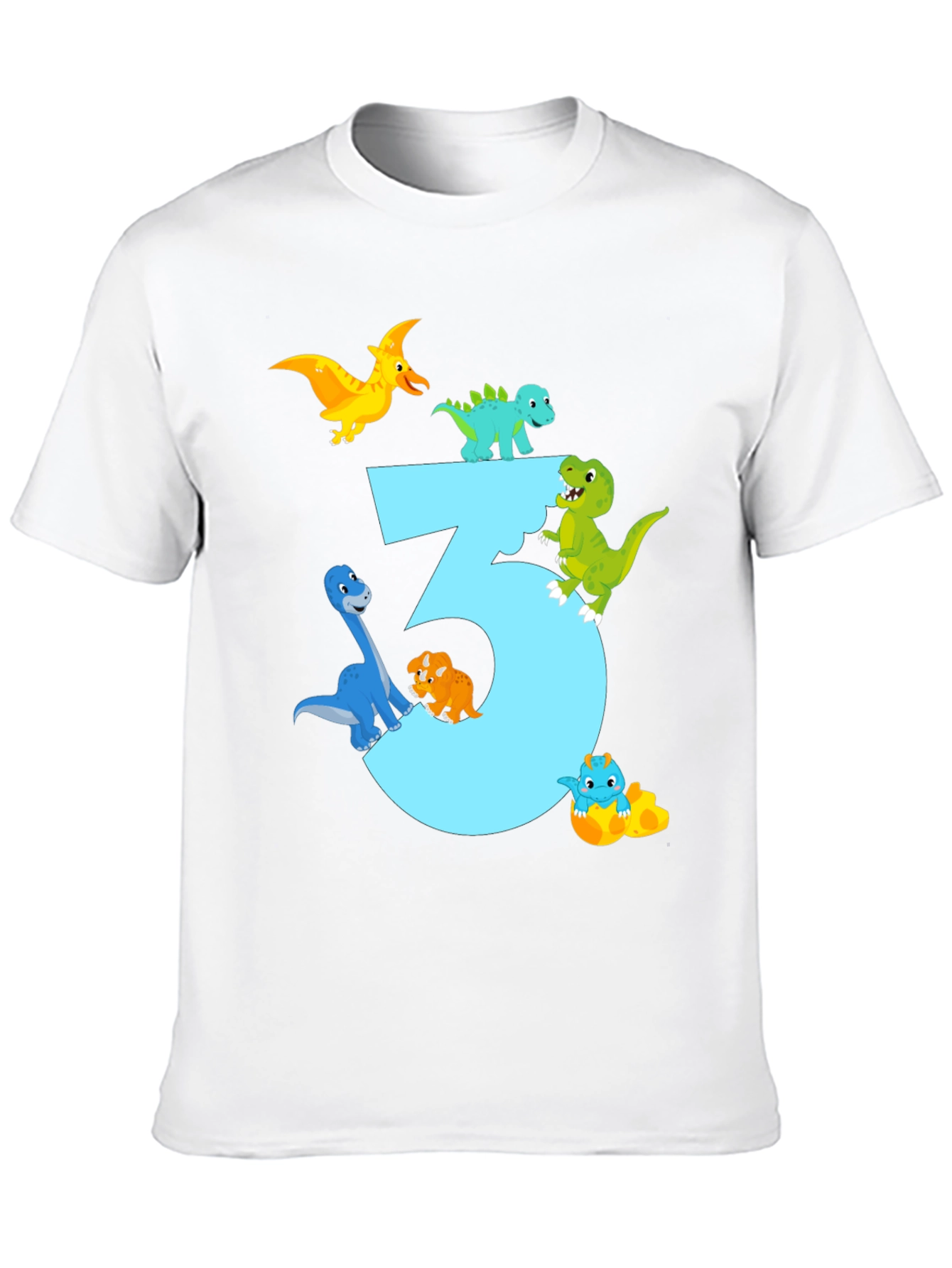 Dinosaur 3rd Birthday Shirt