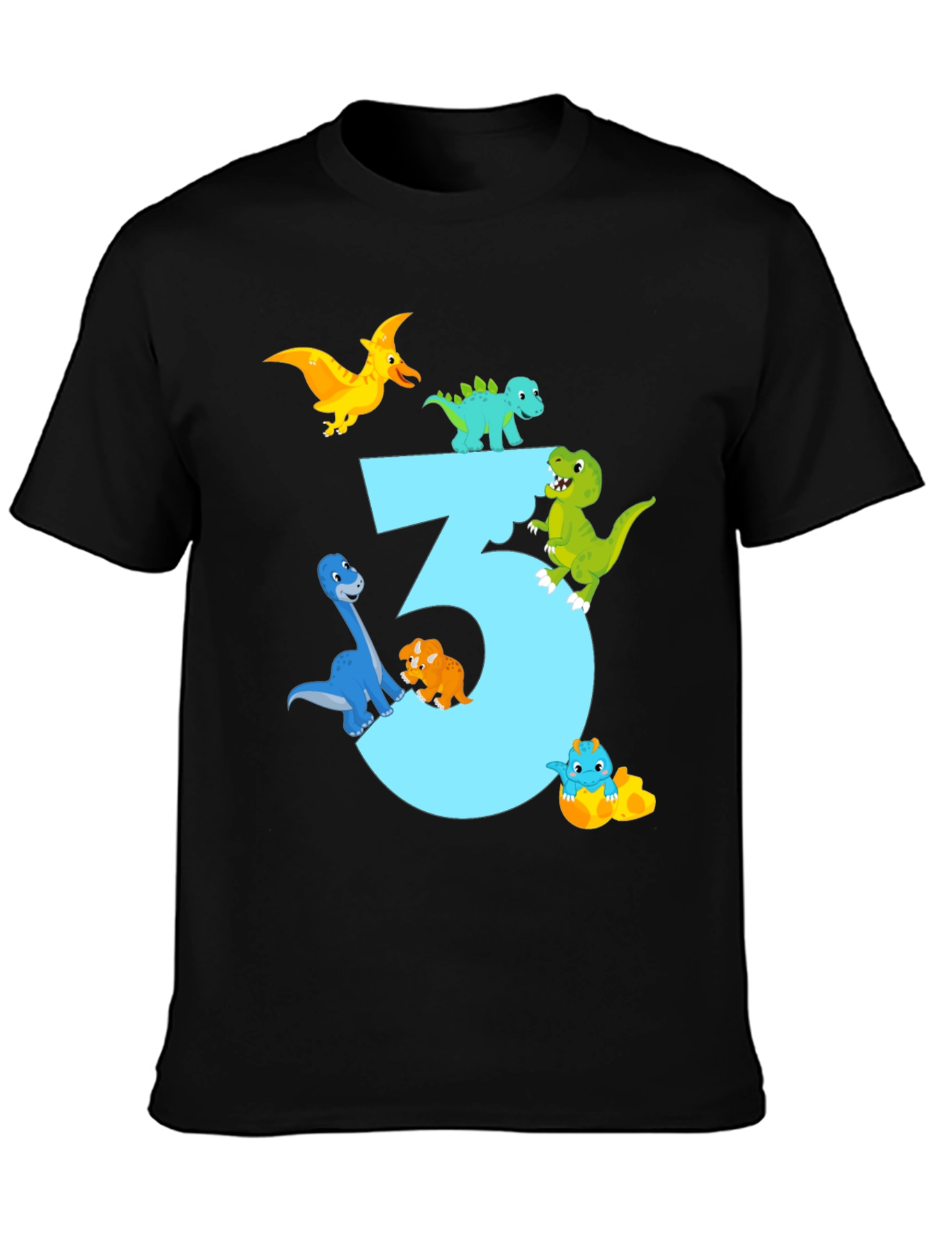 Dinosaur 3rd Birthday Shirt