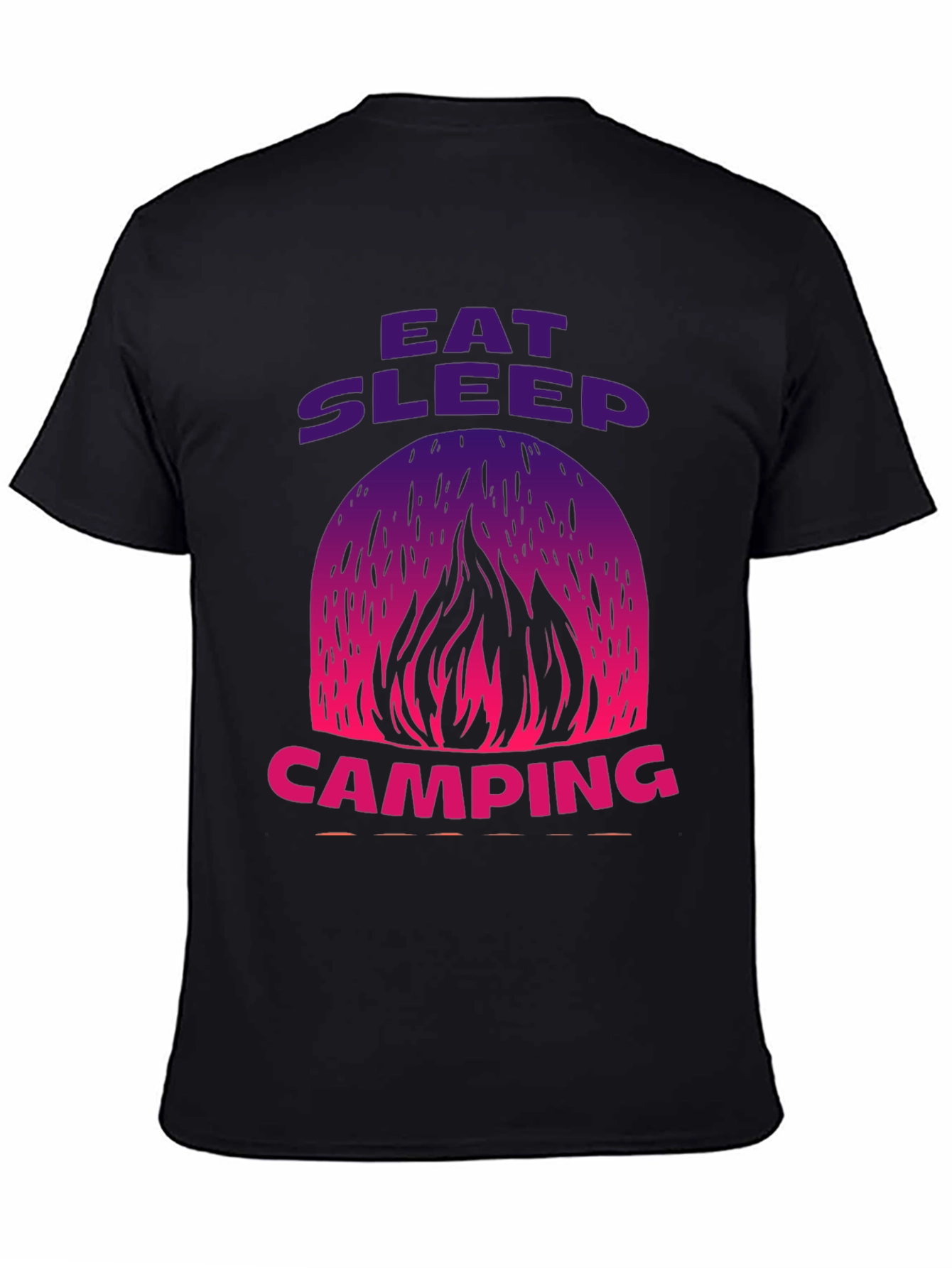Eat Sleep Camping Graphic T-Shirt