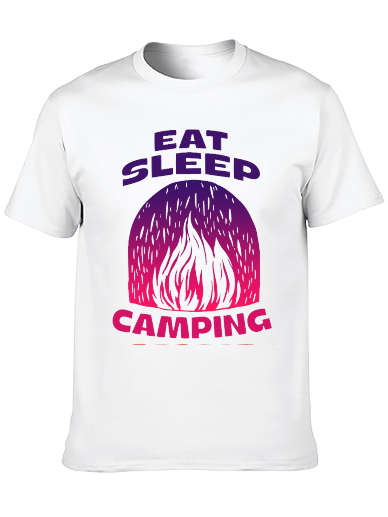 Eat Sleep Camping Graphic T-Shirt