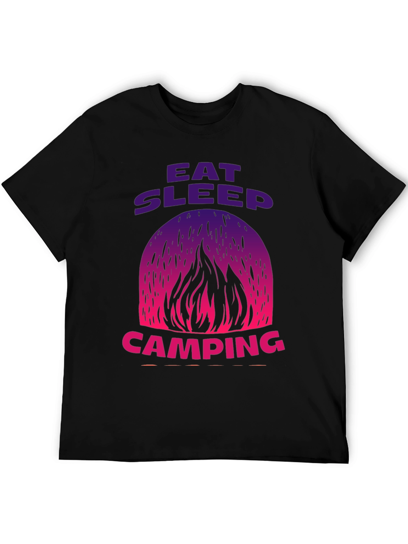 Eat Sleep Camping Graphic T-Shirt