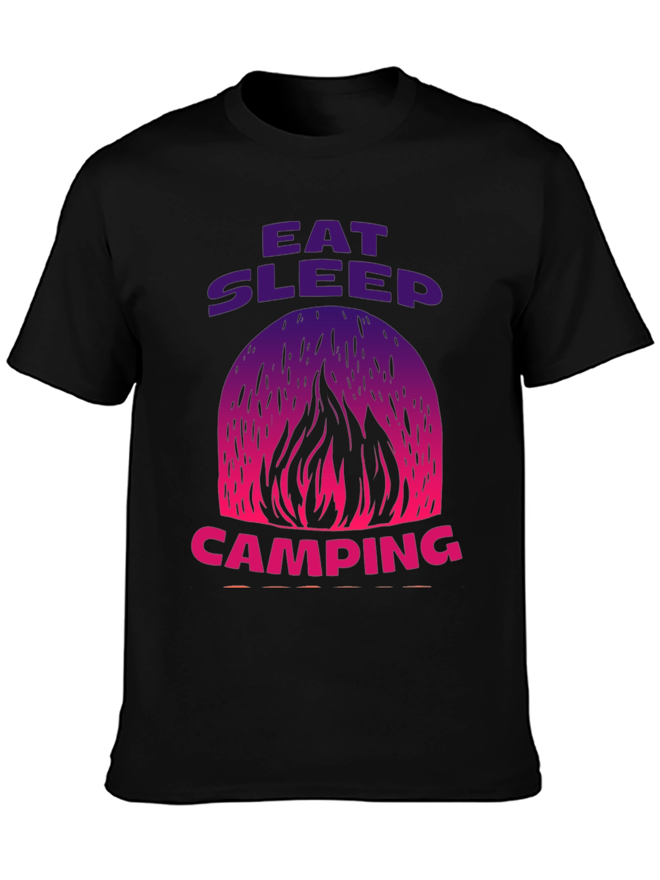 Eat Sleep Camping Graphic T-Shirt