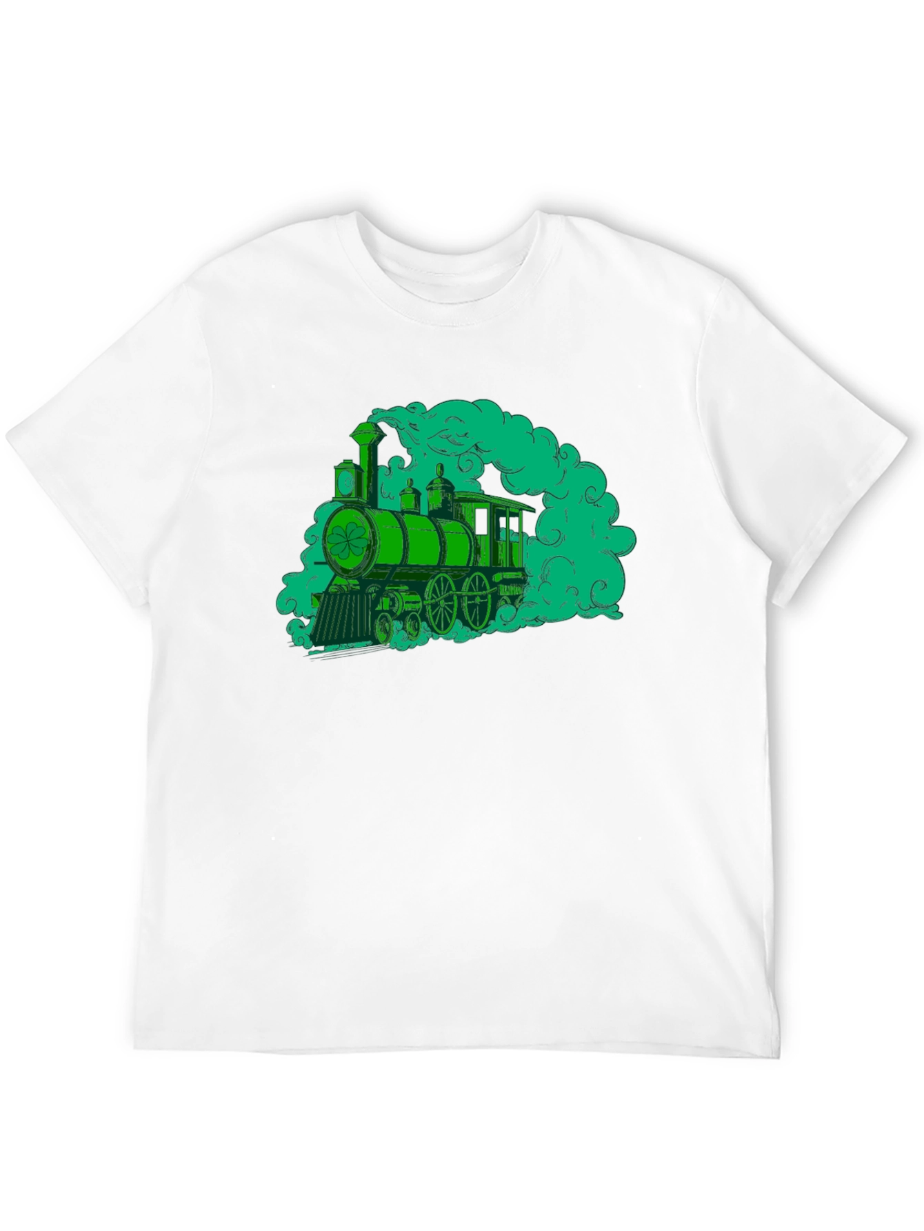 Green Steam Train T-Shirt