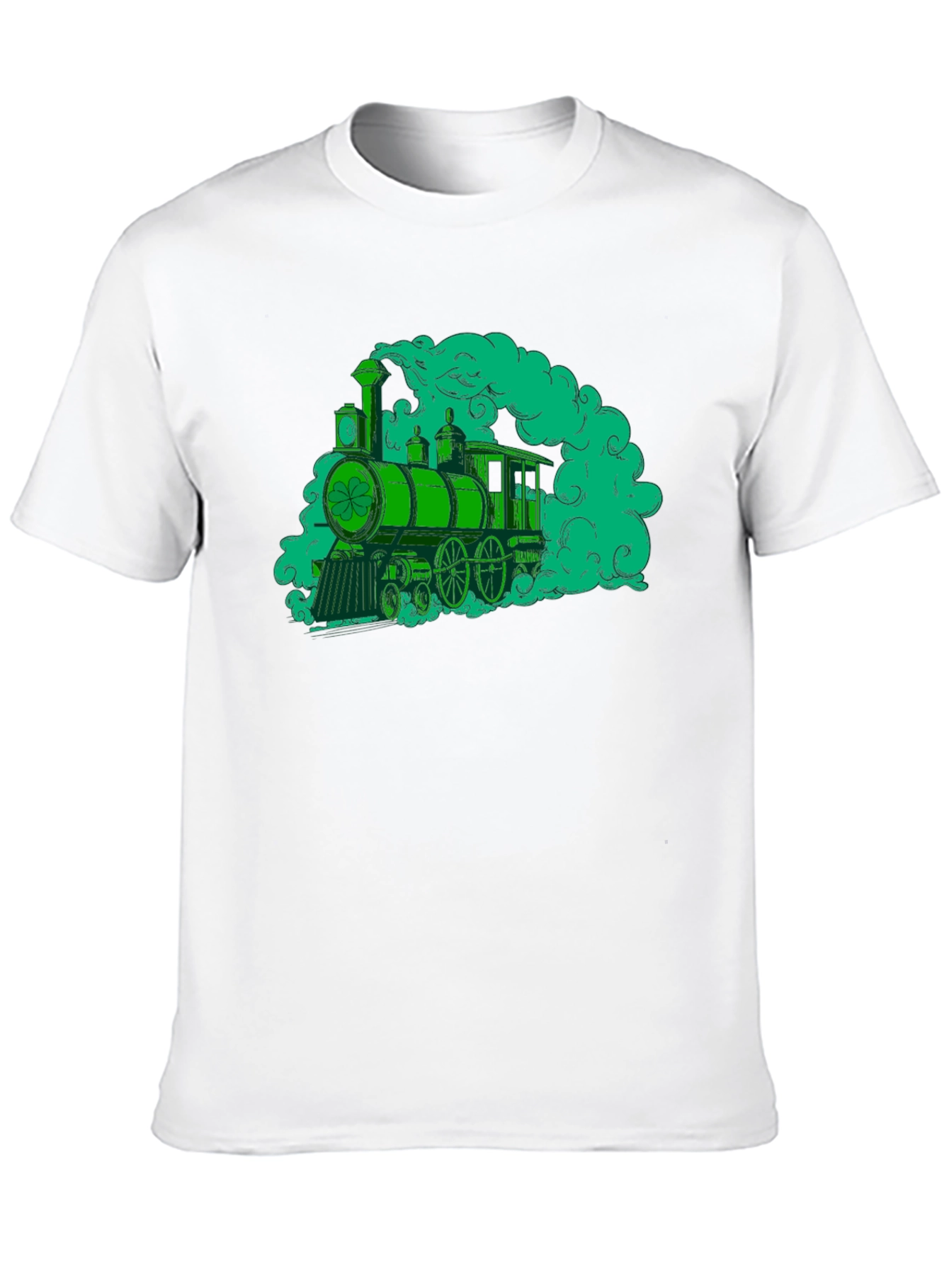 Green Steam Train T-Shirt