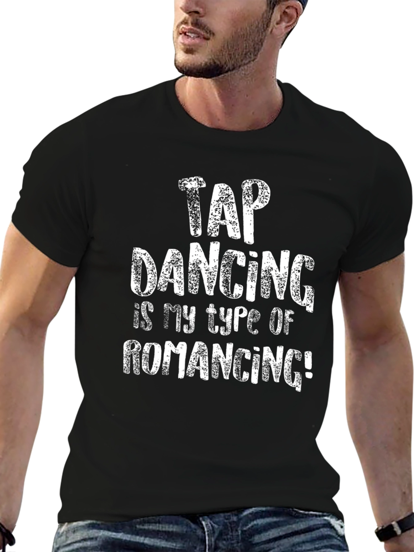 Tap Dancing Romancing Graphic Tee - Novelty T-Shirt