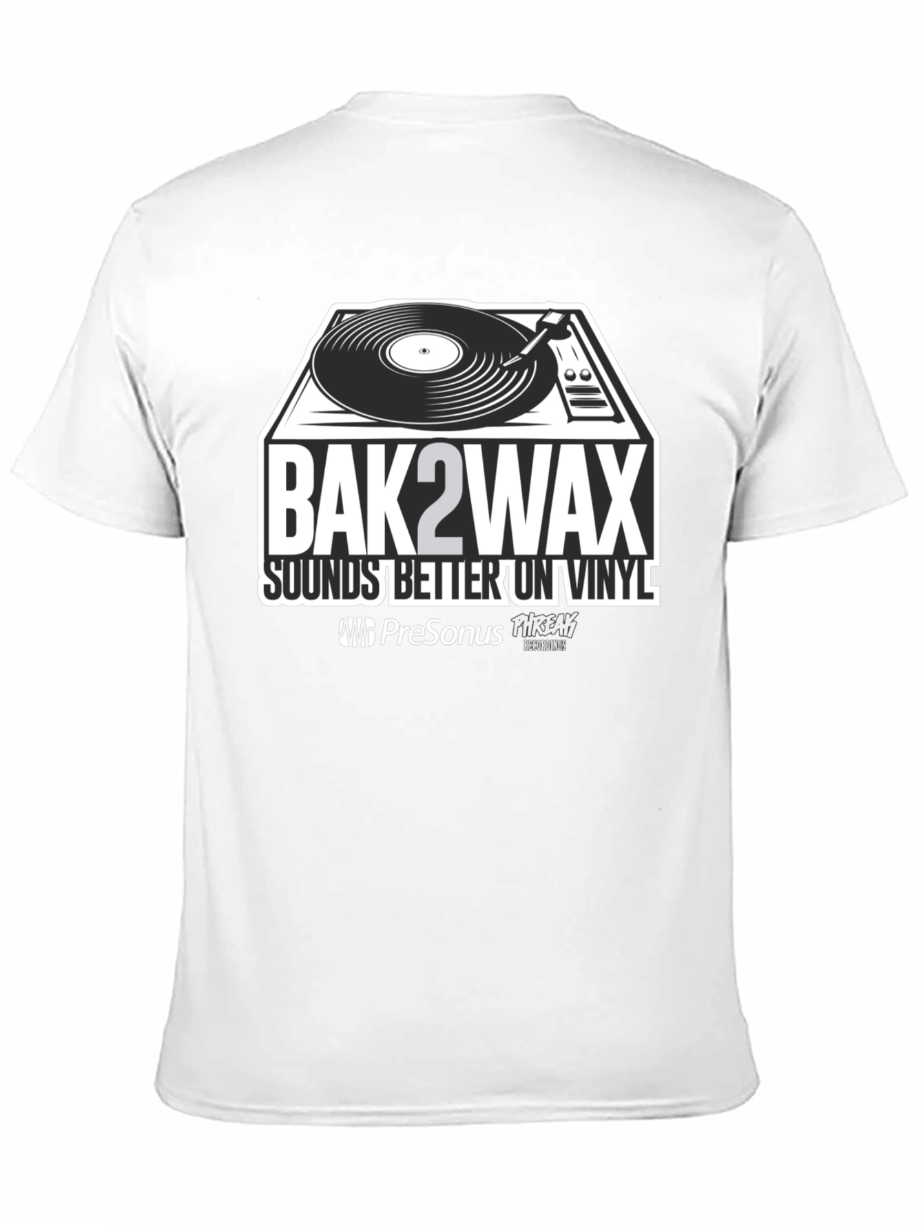 Bak2Wax Sounds Better On Vinyl Graphic T-Shirt