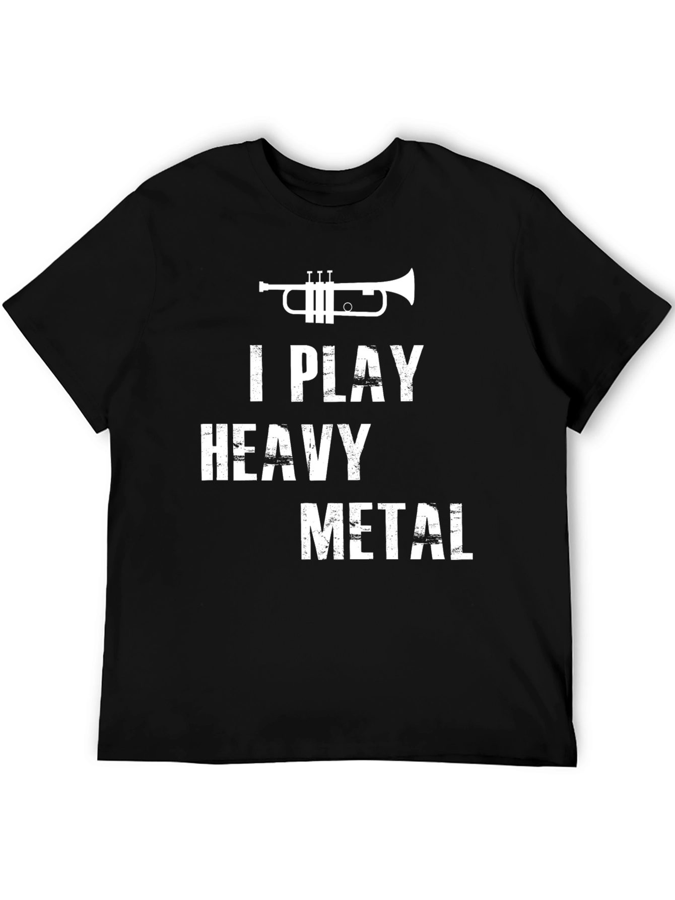 I Play Heavy Metal Trumpet Graphic Tee