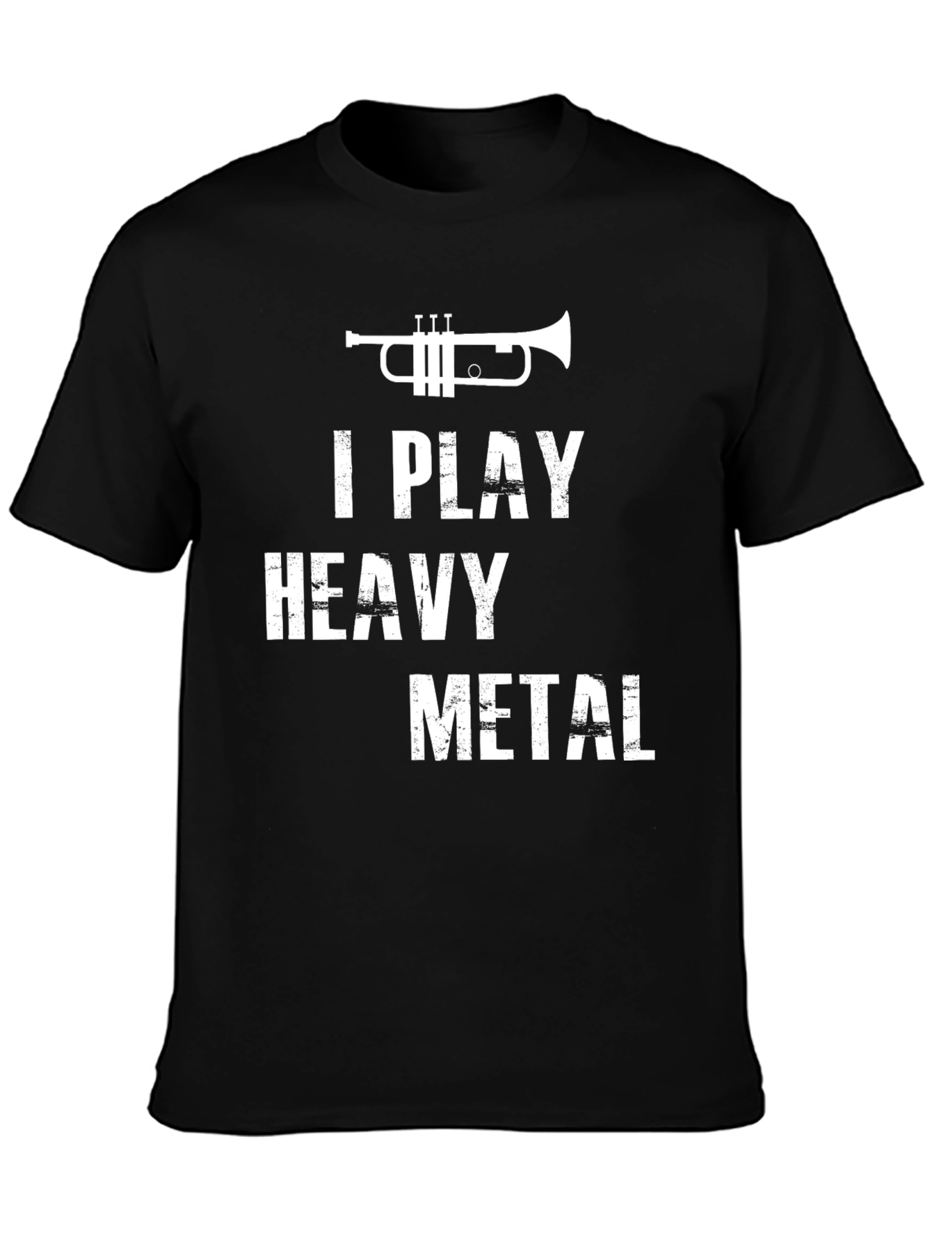 I Play Heavy Metal Trumpet Graphic Tee