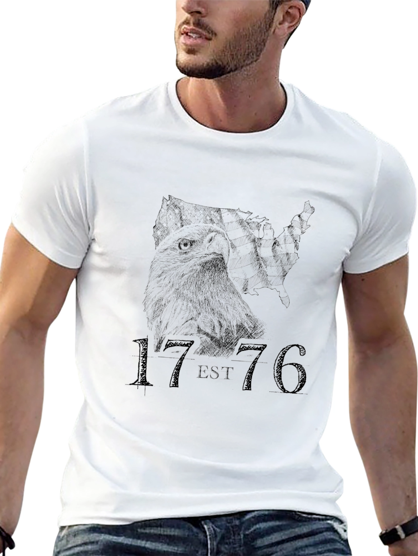 Est. 1776 Graphic Tee - Black