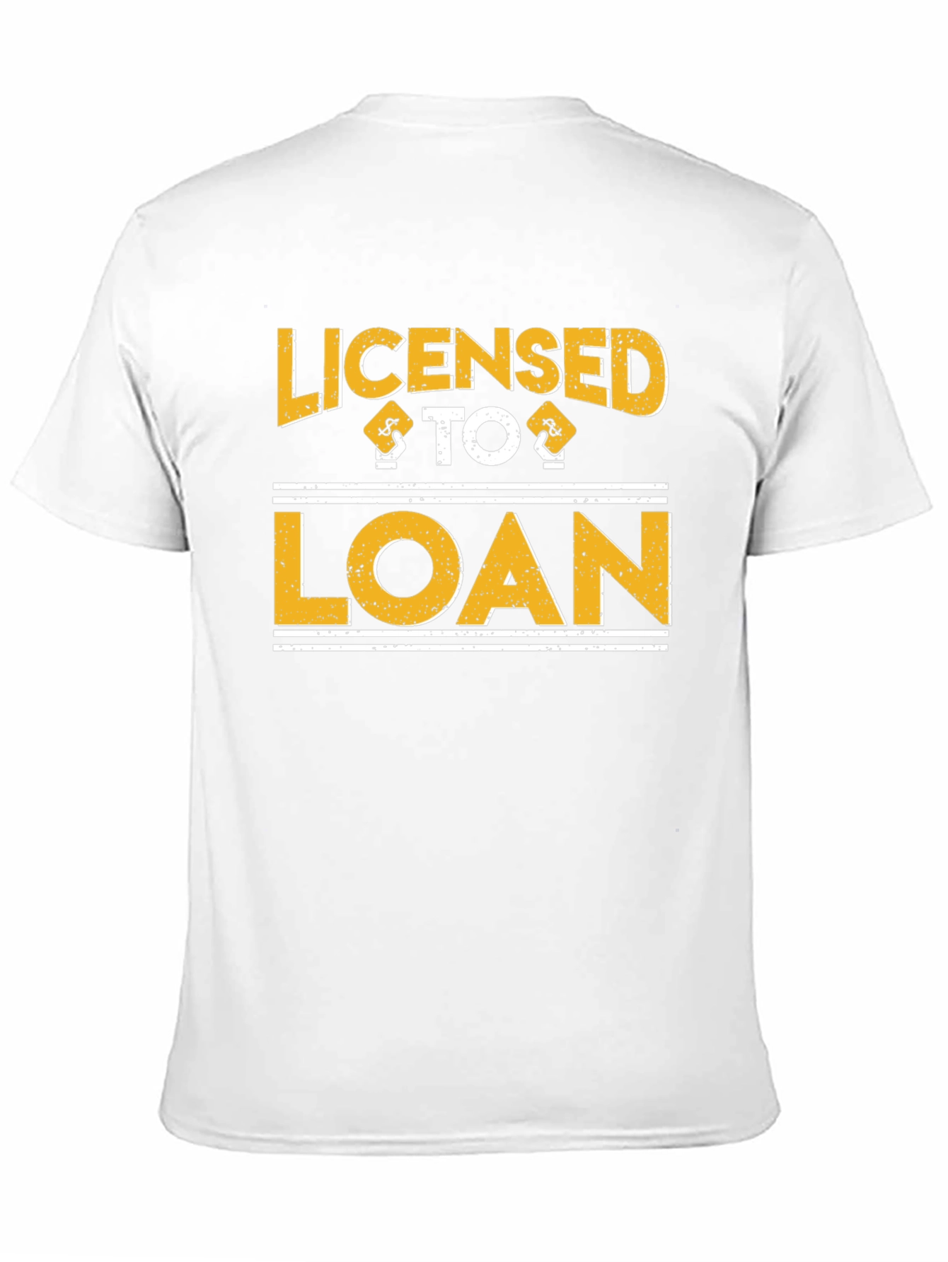 Licensed to Loan Black Cotton T-Shirt