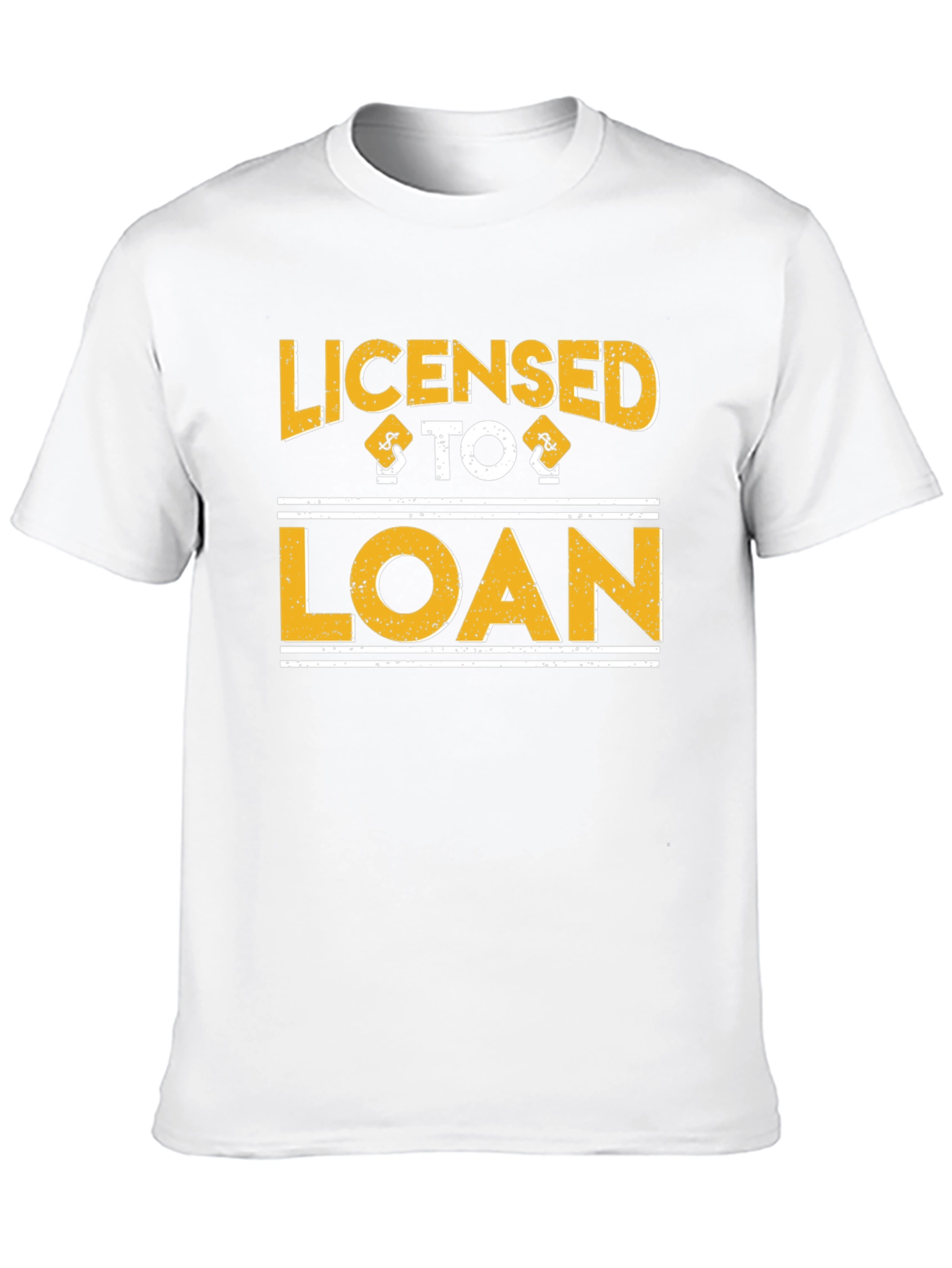 Licensed to Loan Black Cotton T-Shirt