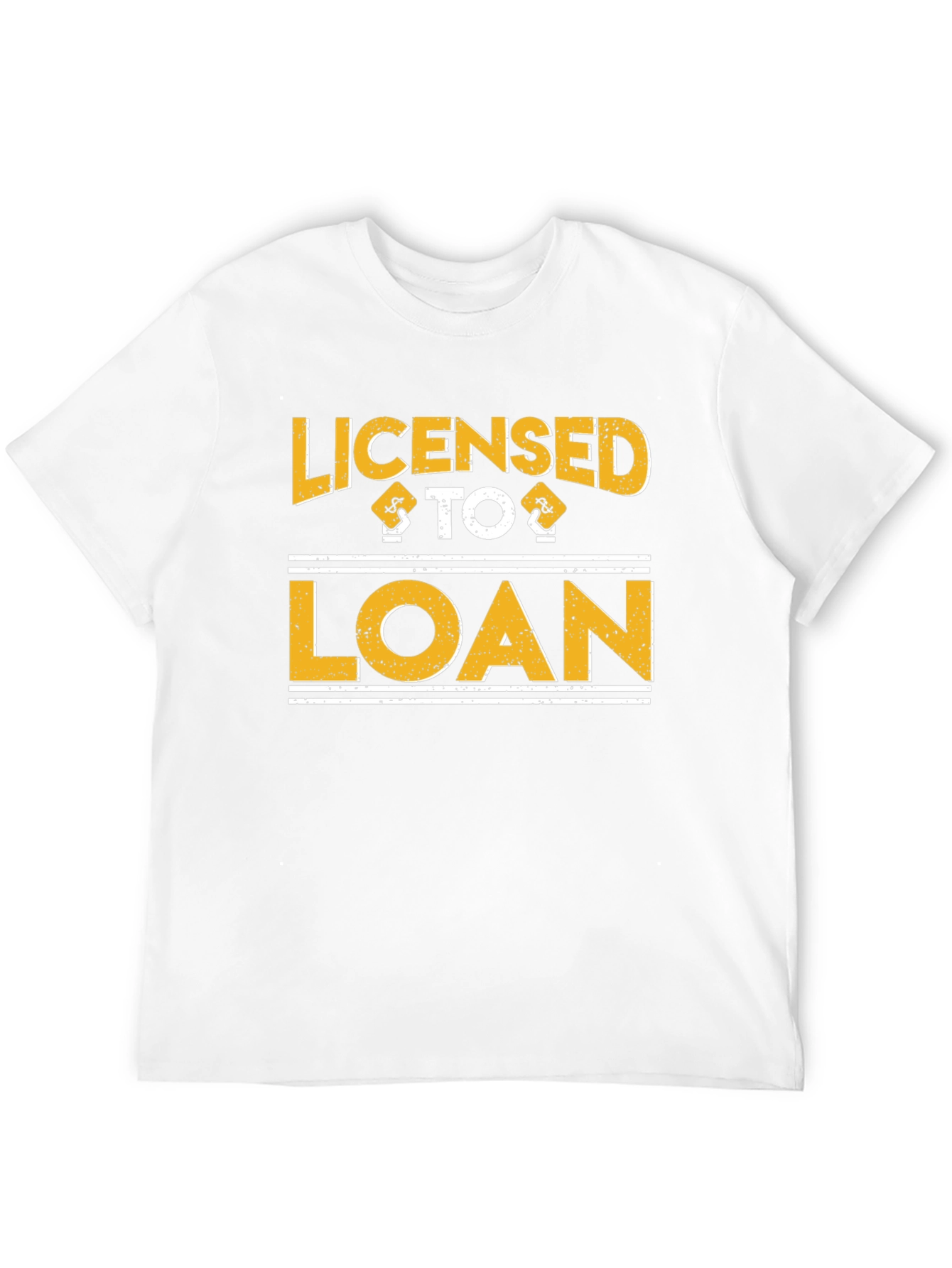 Licensed to Loan Black Cotton T-Shirt
