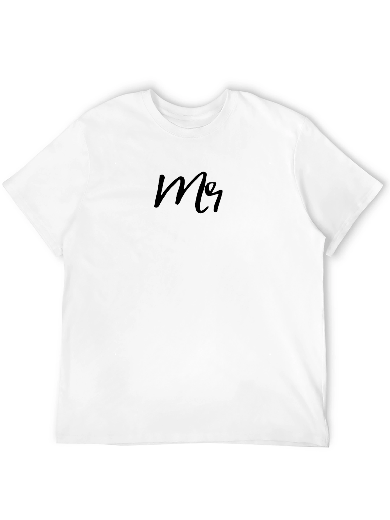 Minimalist Black Mr Crew Neck T-Shirt
