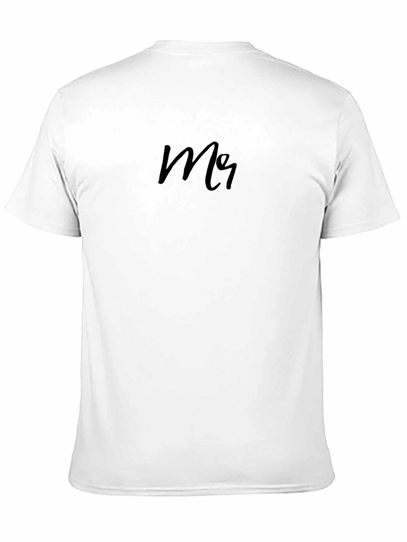 Minimalist Black Mr Crew Neck T-Shirt