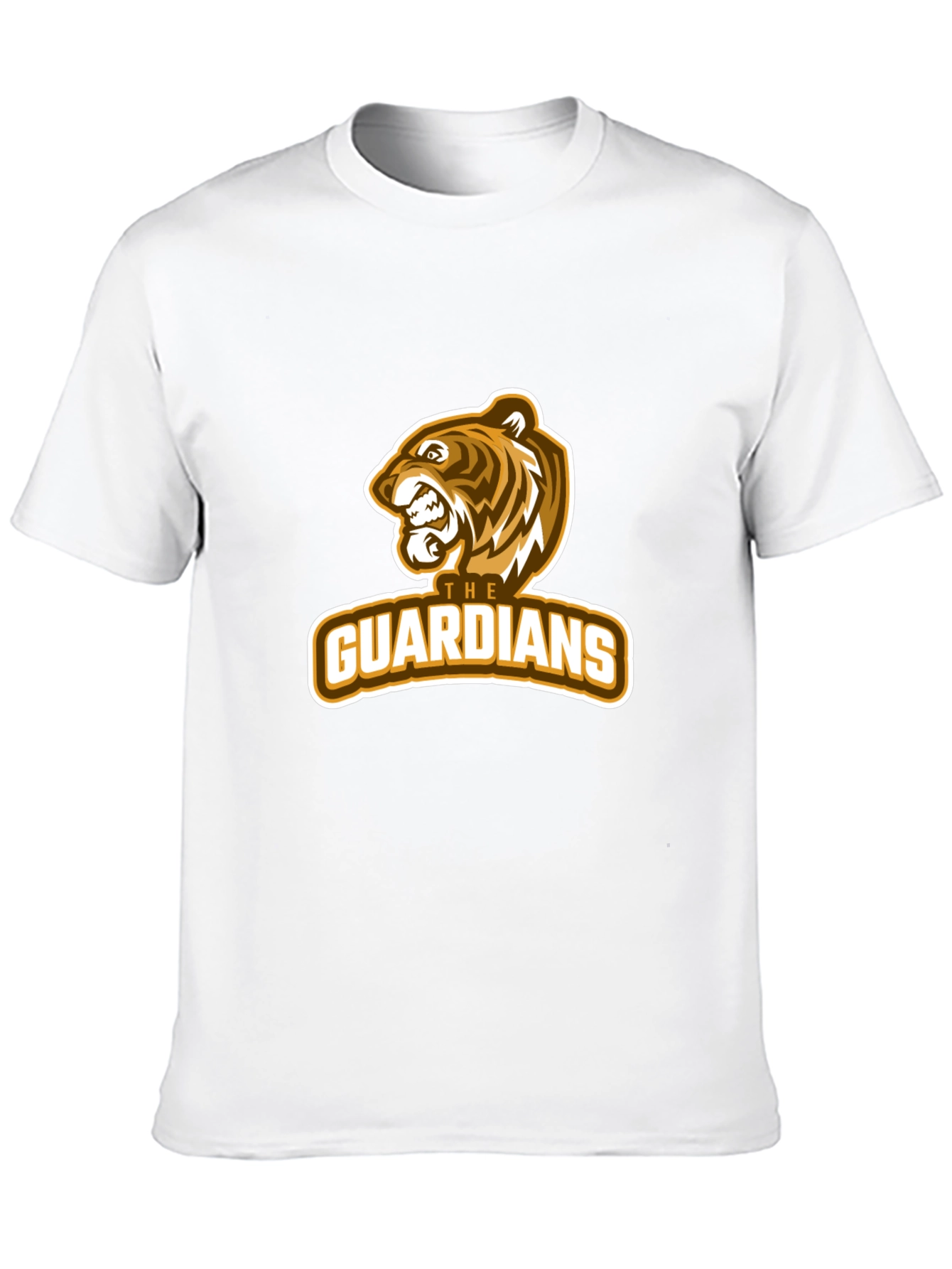 Guardians Tiger Graphic Black T-Shirt
