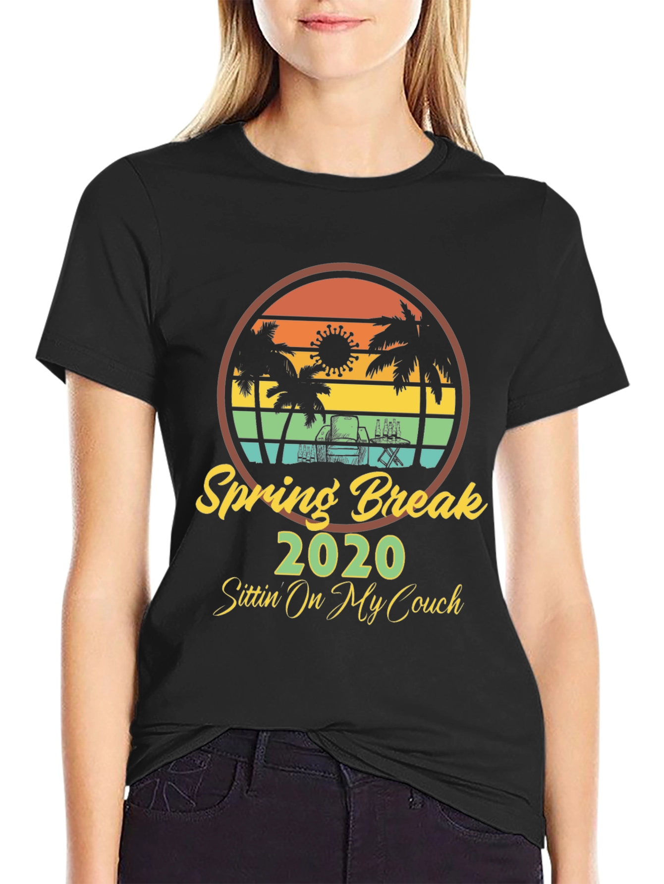 Spring Break 2020 Funny Graphic Tee