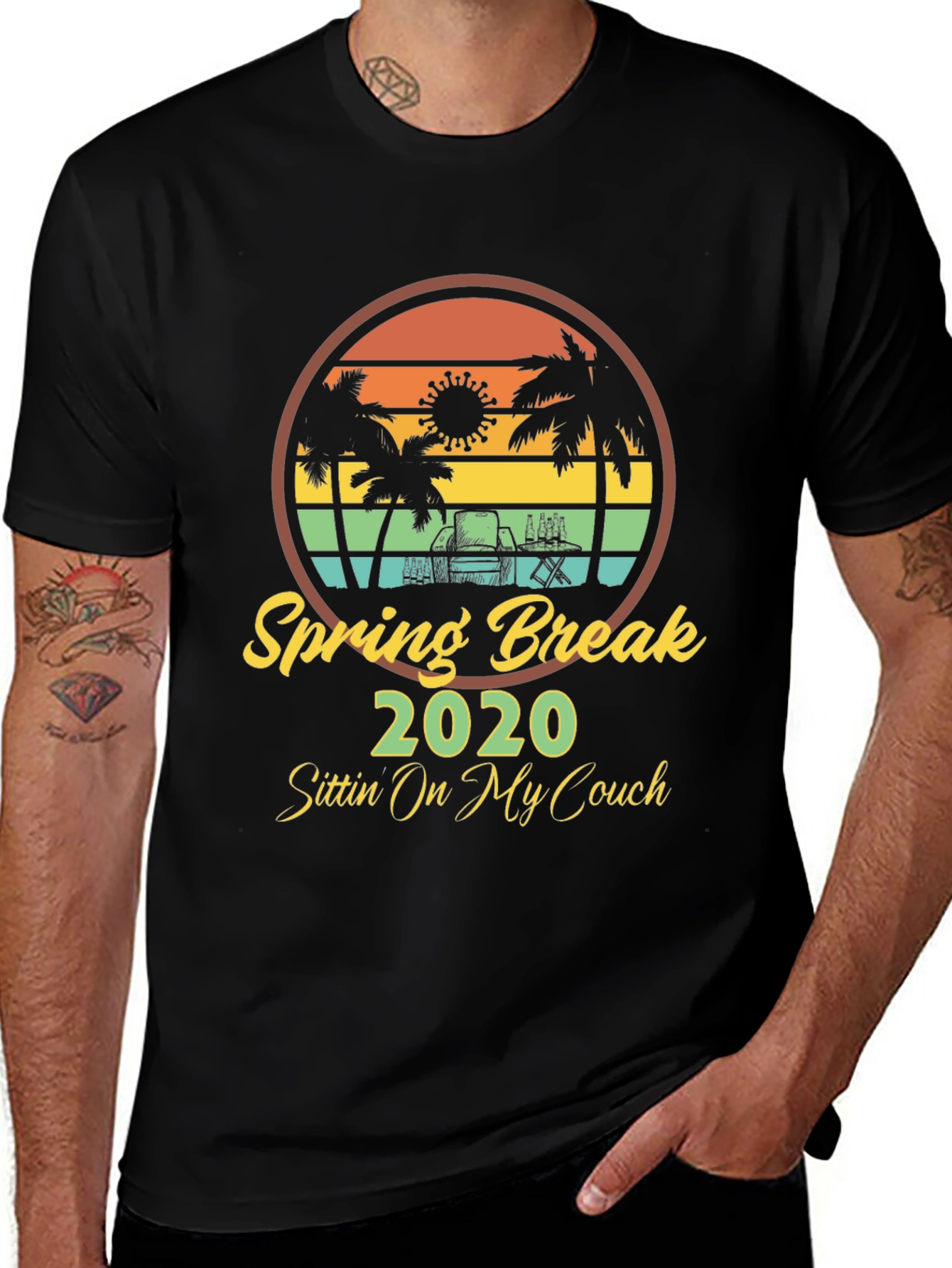 Spring Break 2020 Funny Graphic Tee