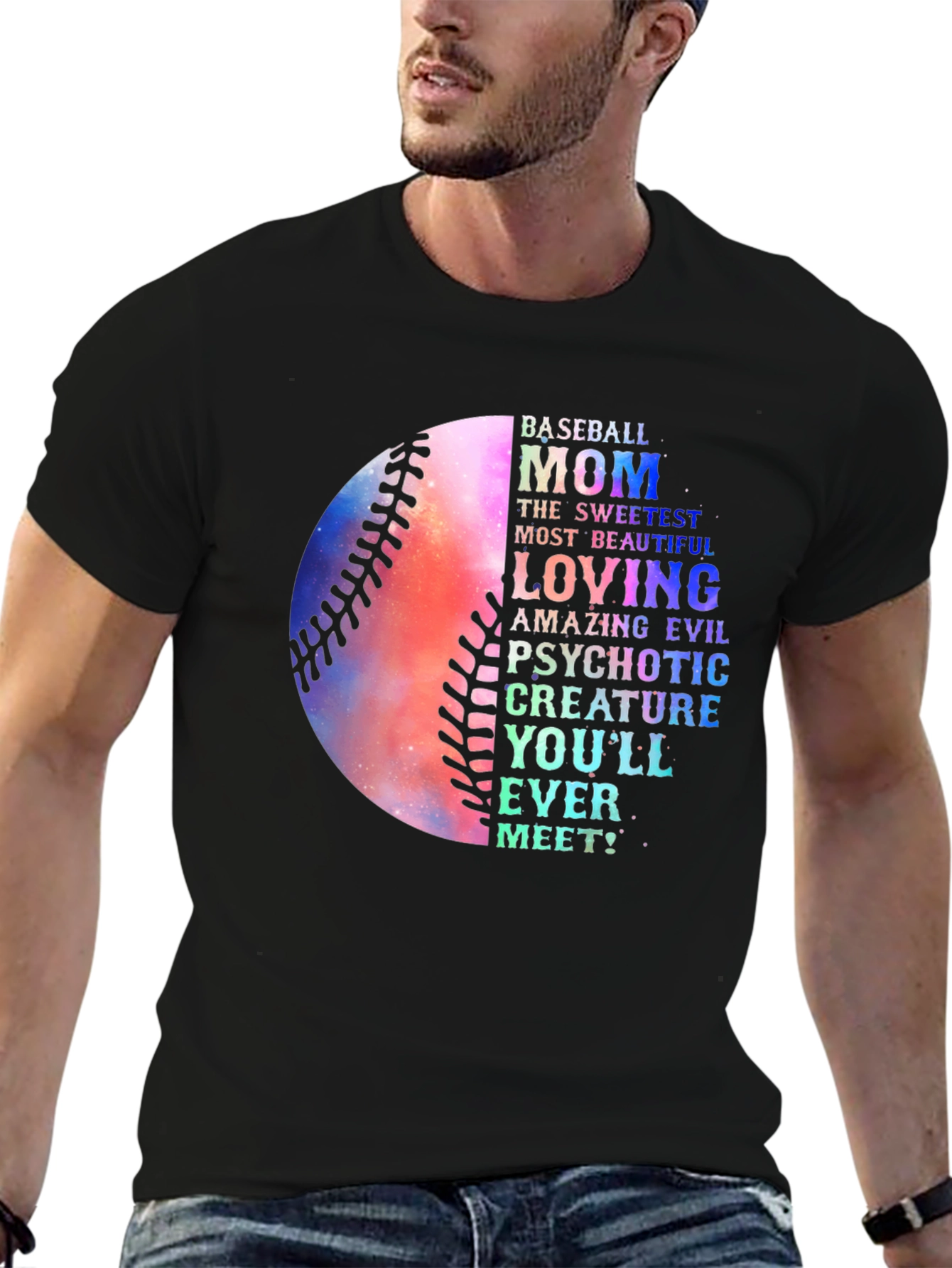 Baseball Mom T-Shirt - Unique Graphic Design