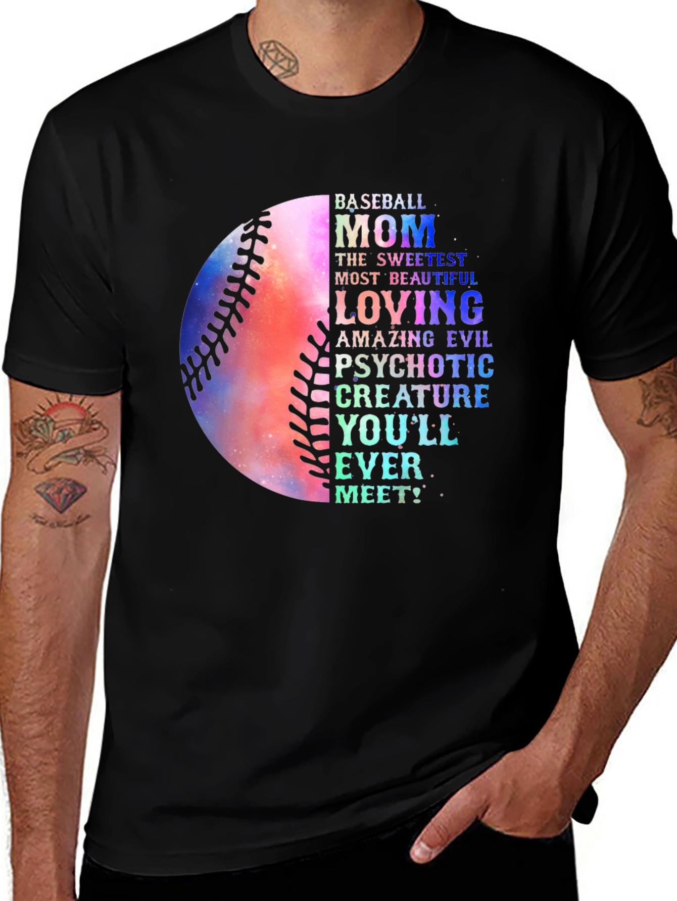 Baseball Mom T-Shirt - Unique Graphic Design