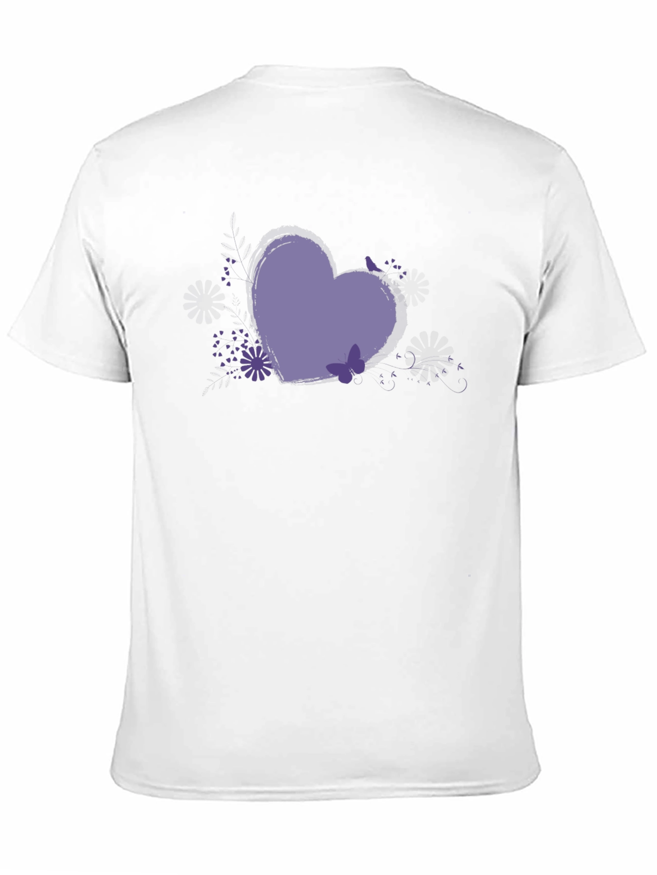 Heart Graphic Tee - Black Casual Comfort