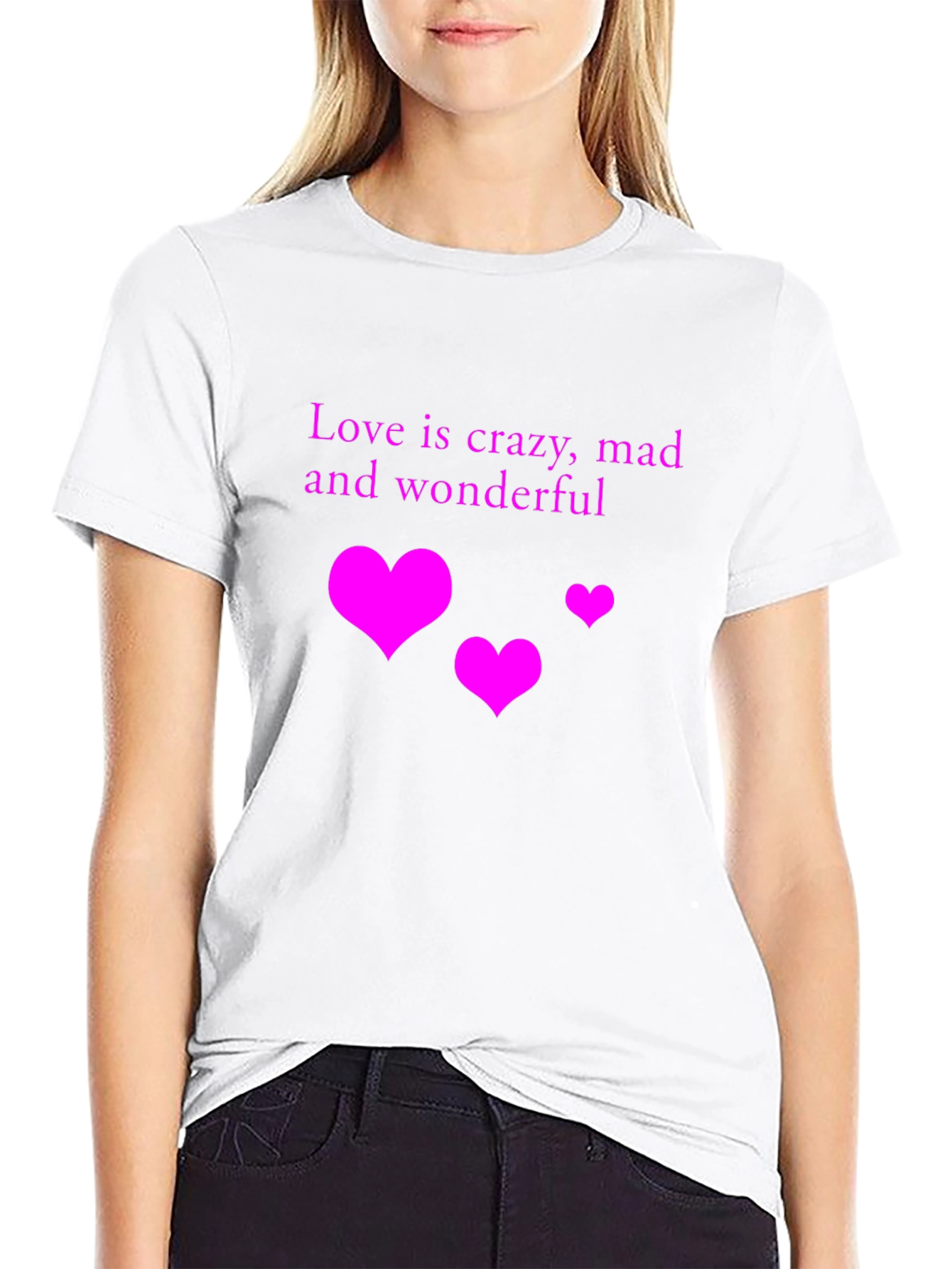 Love is Crazy T-Shirt -  Stylish Graphic Tee