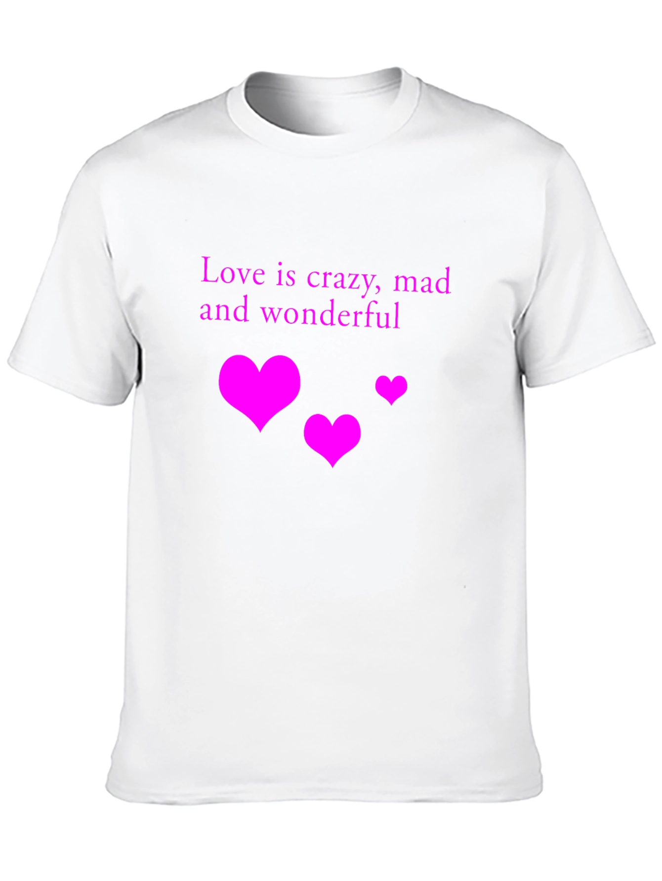 Love is Crazy T-Shirt -  Stylish Graphic Tee