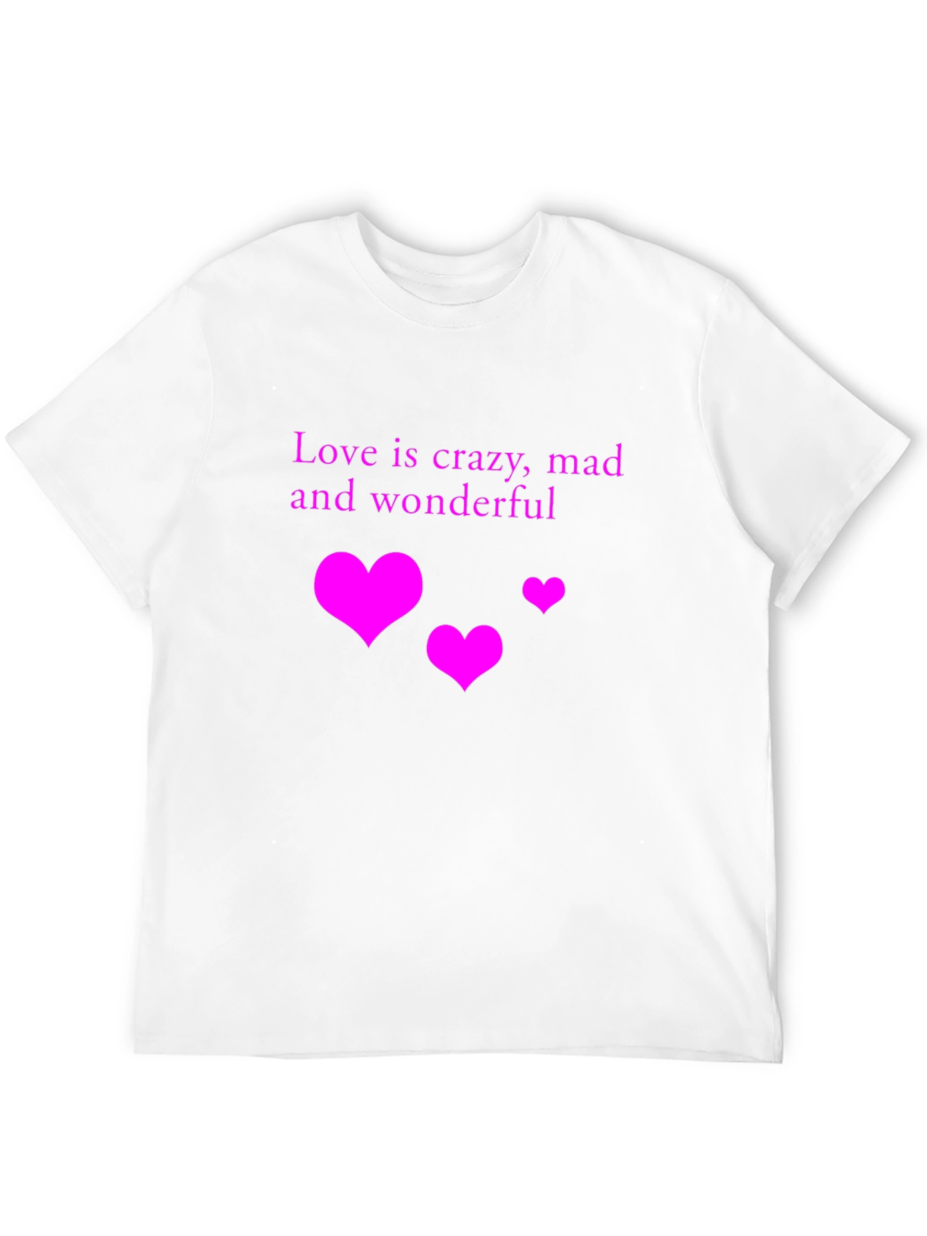 Love is Crazy T-Shirt -  Stylish Graphic Tee