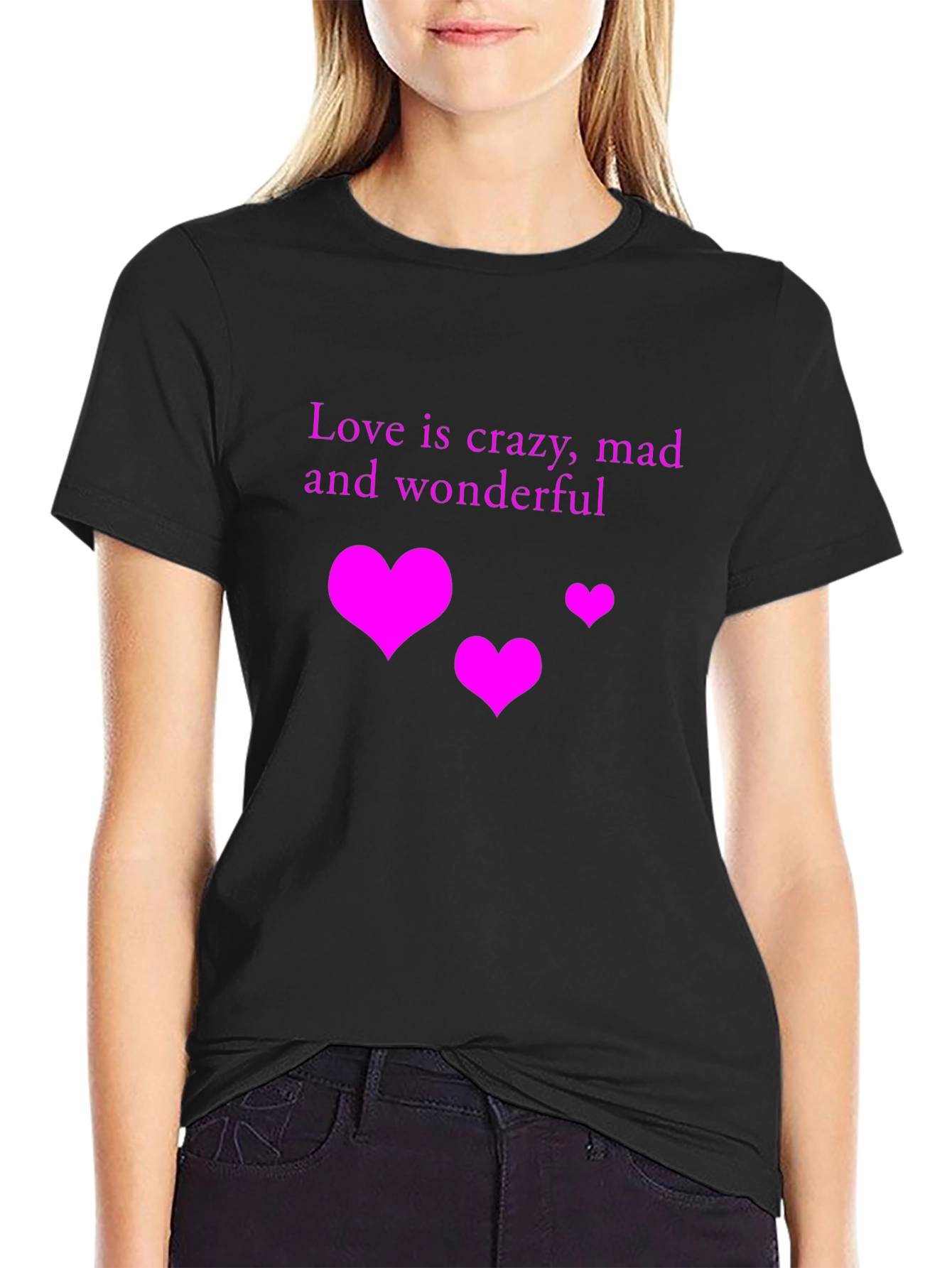 Love is Crazy T-Shirt -  Stylish Graphic Tee
