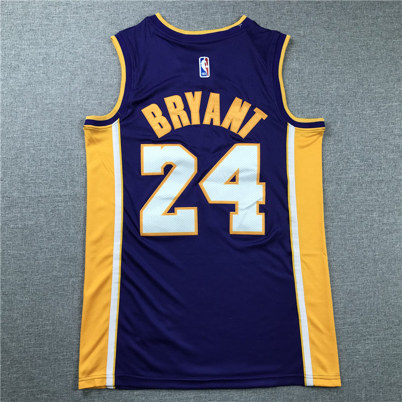 Men's Los Angeles Lakers Kobe Bryant #24 Purple Swingman Player Jerseys