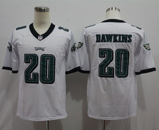 Men's Philadelphia Eagles Brian Dawkins #20 White Game Jerseys