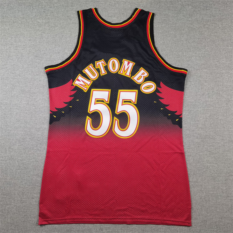 Men's Atlanta Hawks Dikembe Mutombo 1996-97 Hardwood Classics Swingman Jerseys