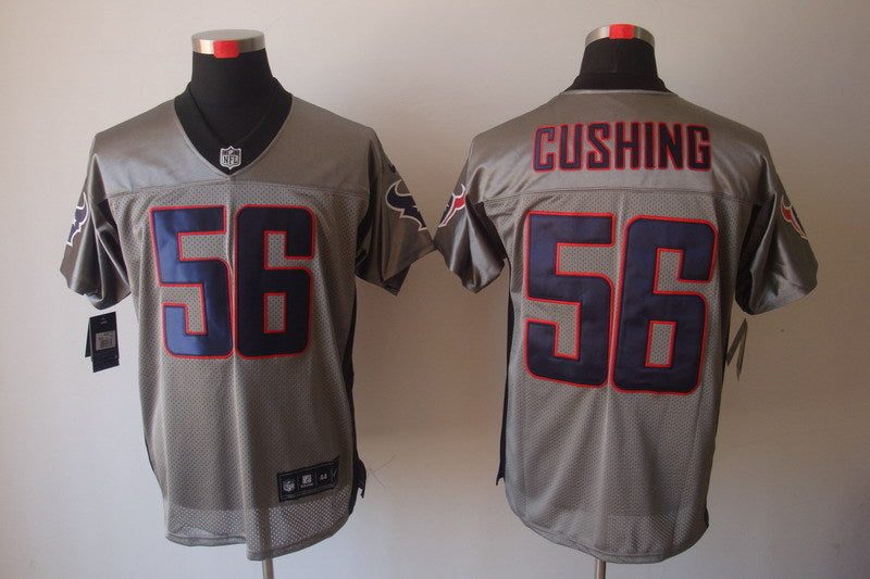 Men's Houston Texans Brian Cushing #56 Gray Game Jerseys