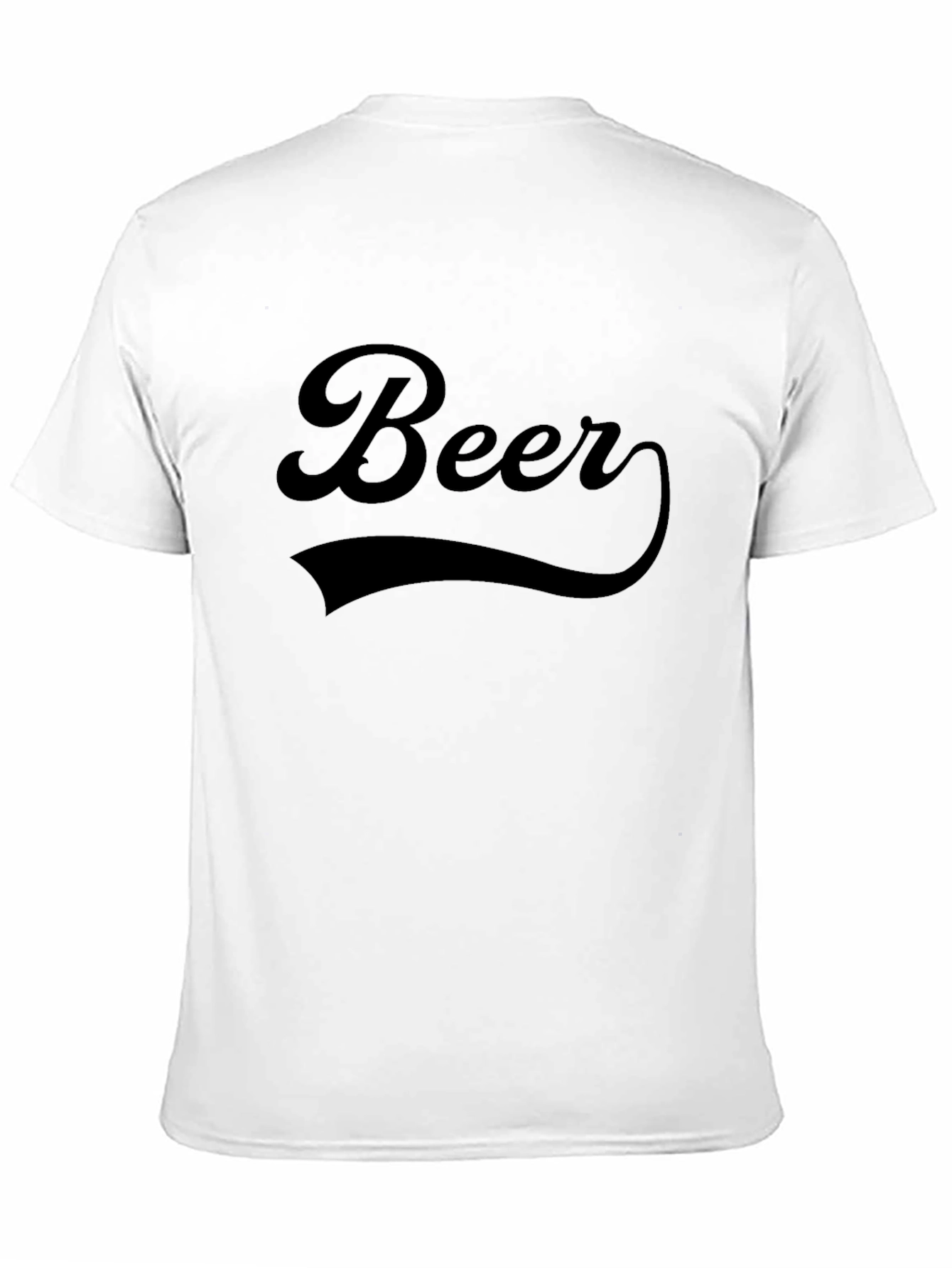 Beer Graphic Black T-Shirt