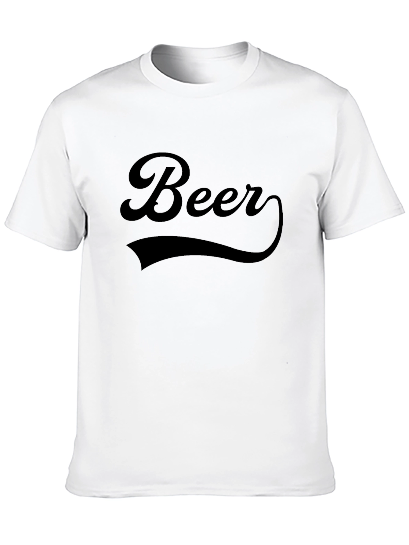 Beer Graphic Black T-Shirt
