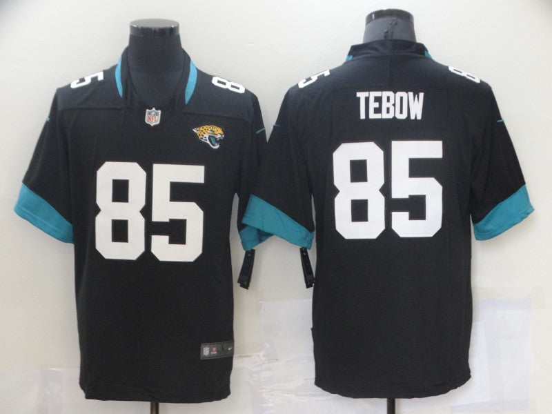 Men's Jacksonville Jaguars Tim Tebow #85 Black Game Jerseys
