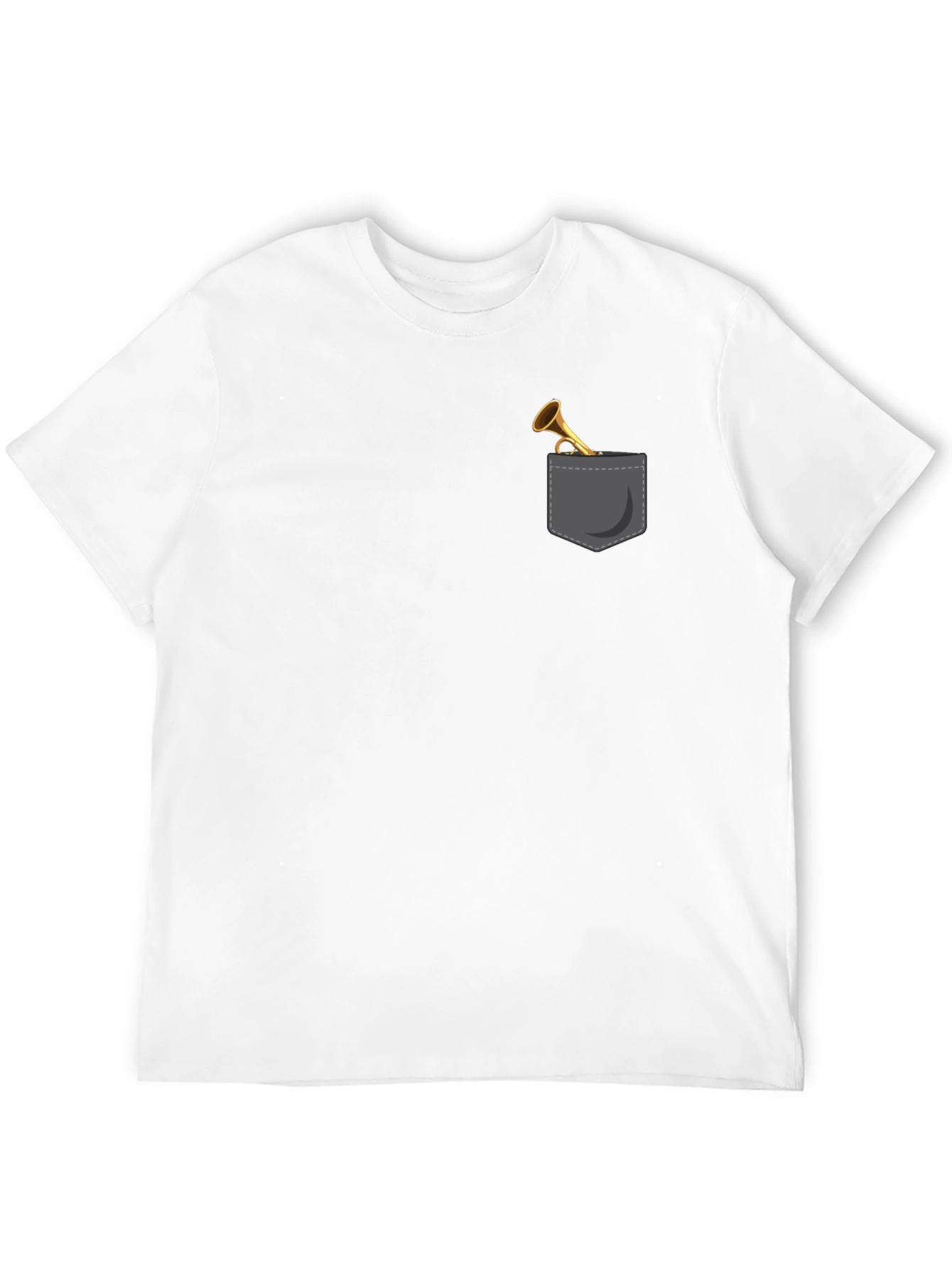 Trumpet Pocket Graphic Tee - Black