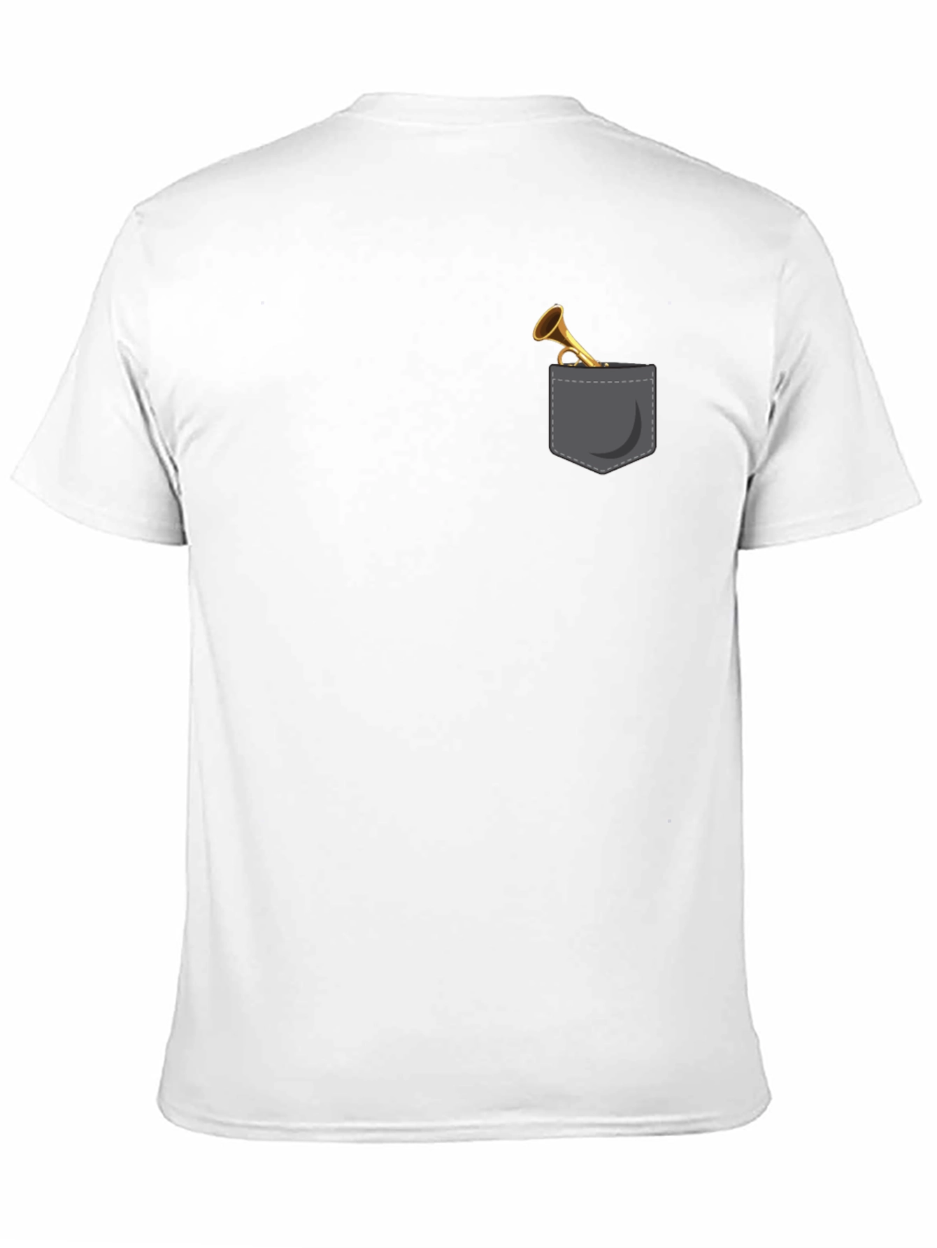 Trumpet Pocket Graphic Tee - Black