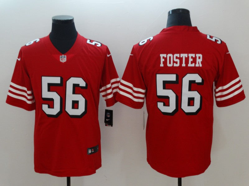 Men's San Francisco 49ers Ruben Foster #56 Red Game Jerseys