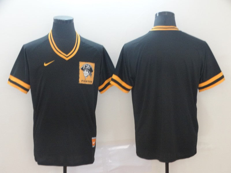 Men's Pittsburgh Pirates Black Blank Replica Player Jerseys