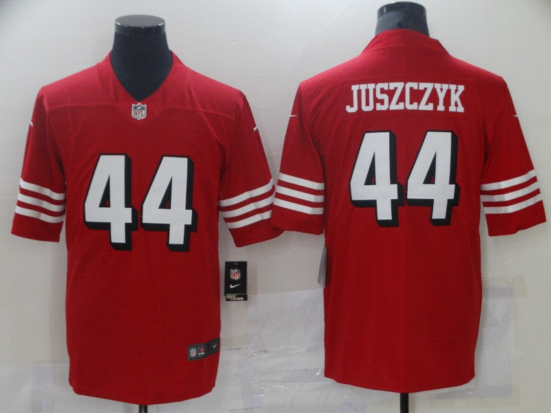 Men's San Francisco 49ers Kyle Juszczyk #44 Red Game Player Jerseys